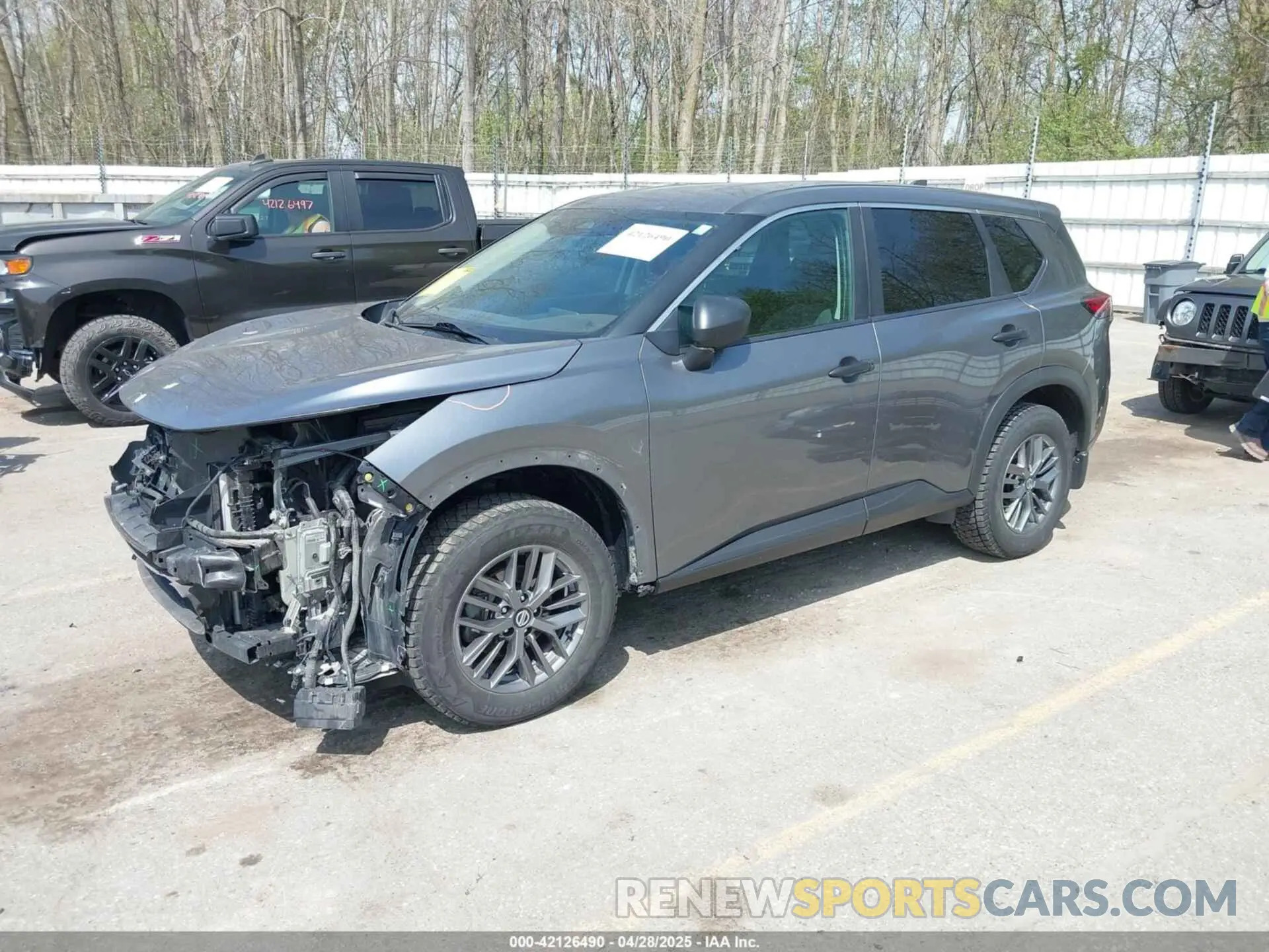 2 Photograph of a damaged car 5N1AT3AB3MC767192 NISSAN ROGUE 2021