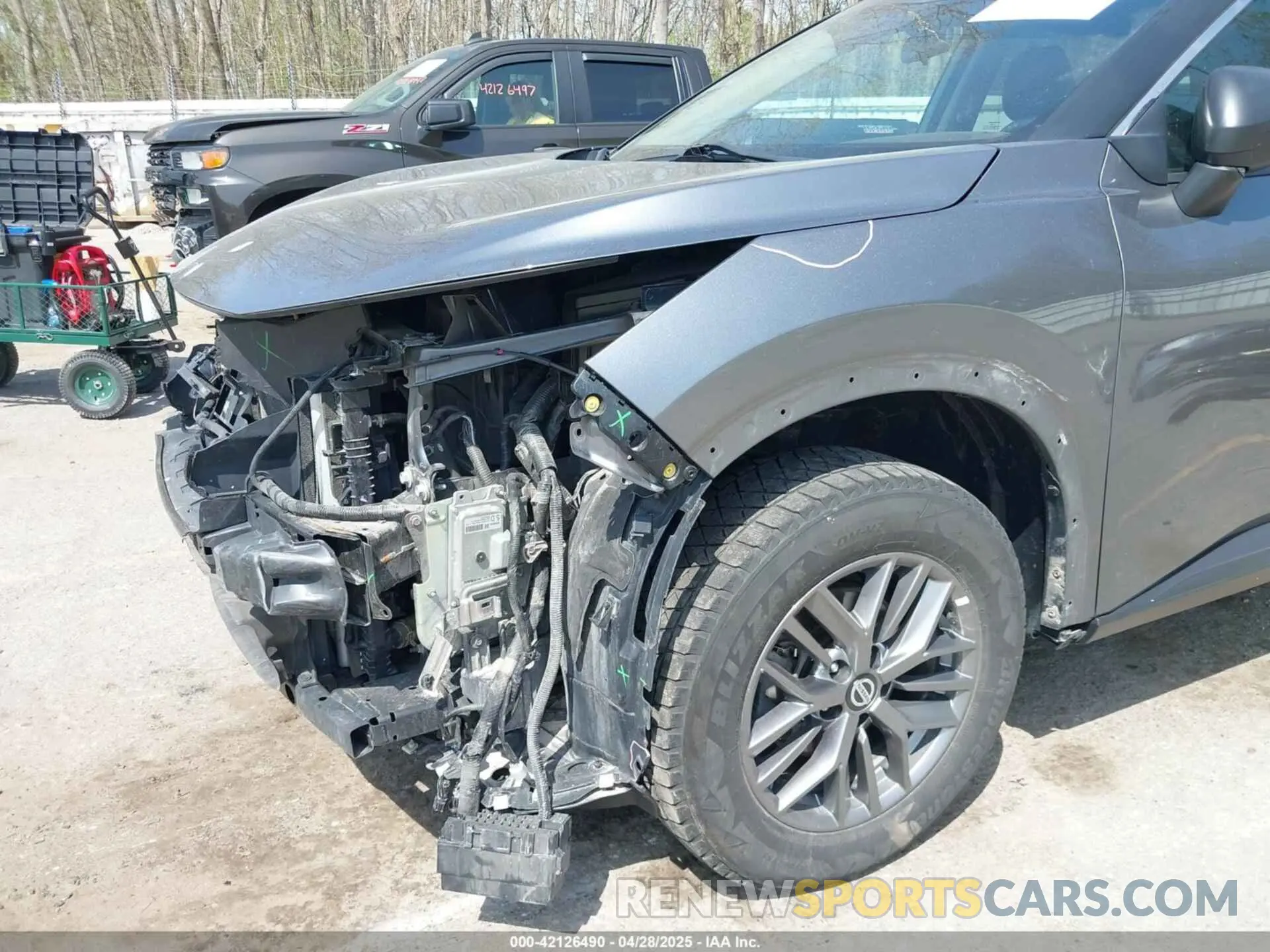 6 Photograph of a damaged car 5N1AT3AB3MC767192 NISSAN ROGUE 2021