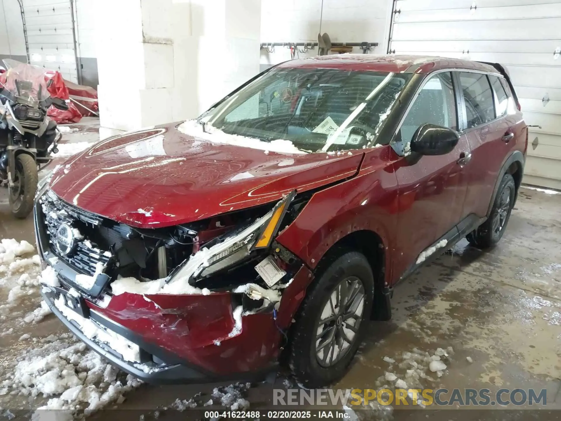 2 Photograph of a damaged car 5N1AT3AB3MC798877 NISSAN ROGUE 2021
