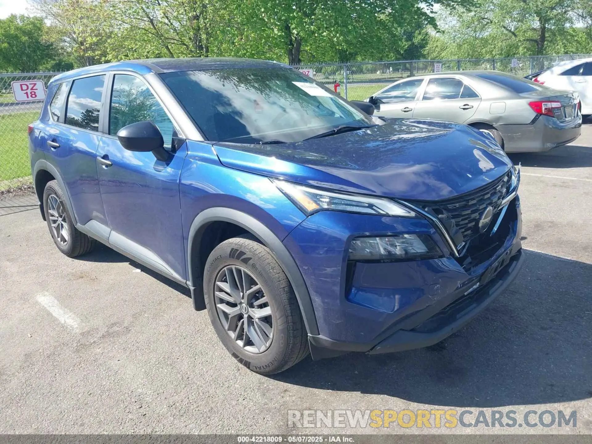 1 Photograph of a damaged car 5N1AT3AB4MC755956 NISSAN ROGUE 2021