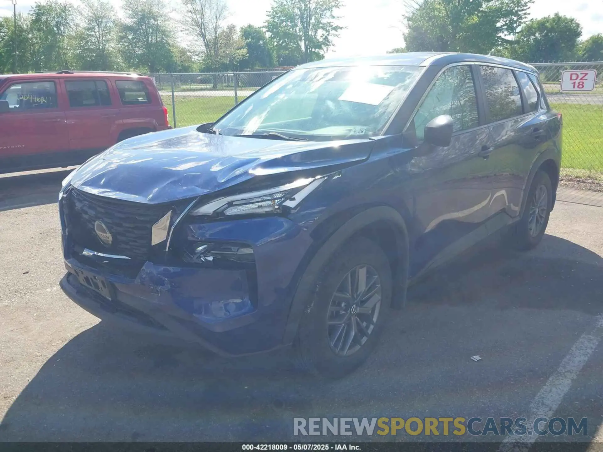 2 Photograph of a damaged car 5N1AT3AB4MC755956 NISSAN ROGUE 2021