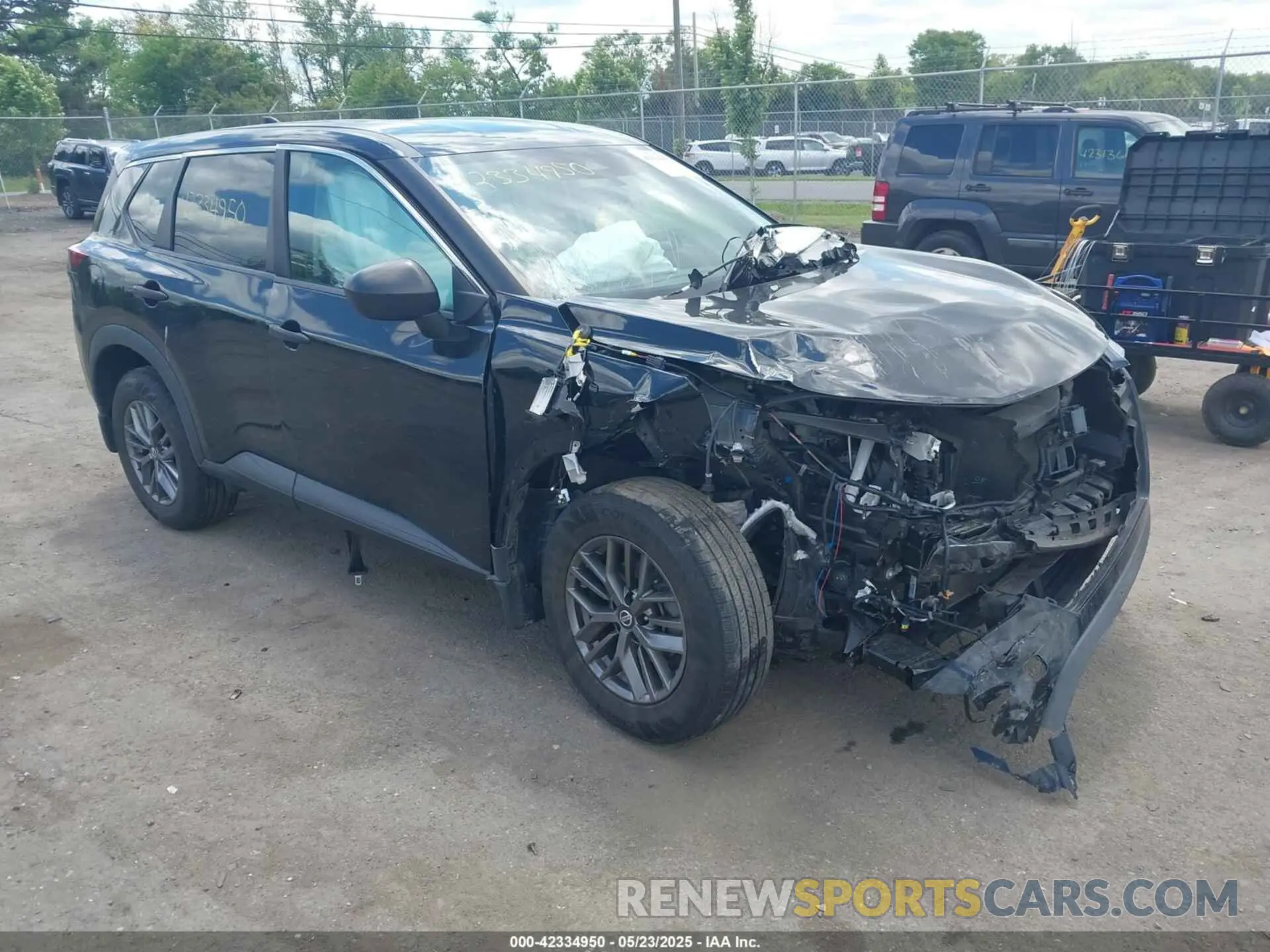 1 Photograph of a damaged car 5N1AT3AB4MC847021 NISSAN ROGUE 2021