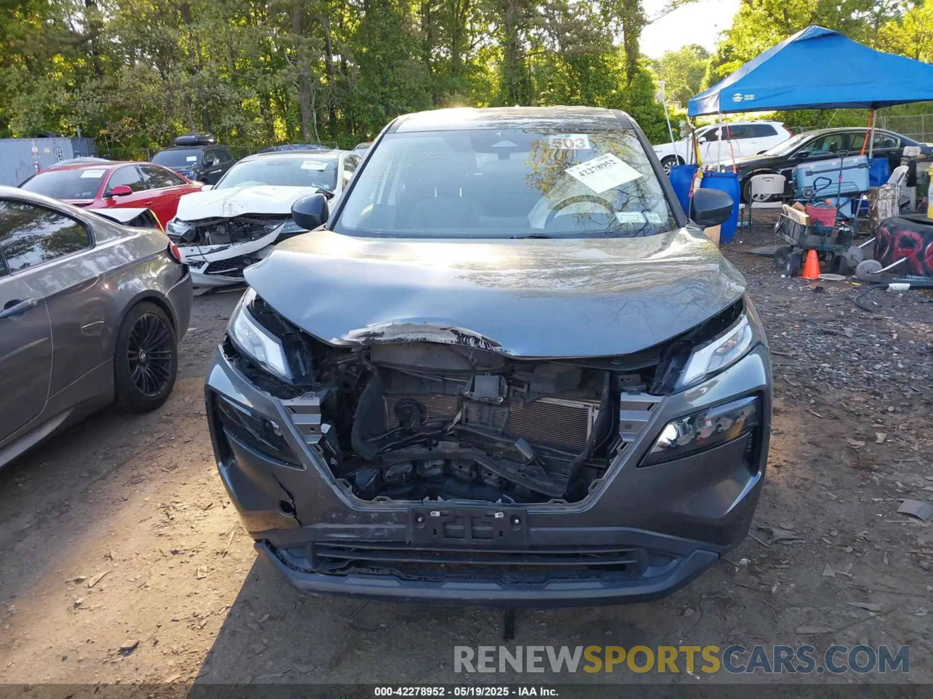 12 Photograph of a damaged car 5N1AT3AB5MC699249 NISSAN ROGUE 2021