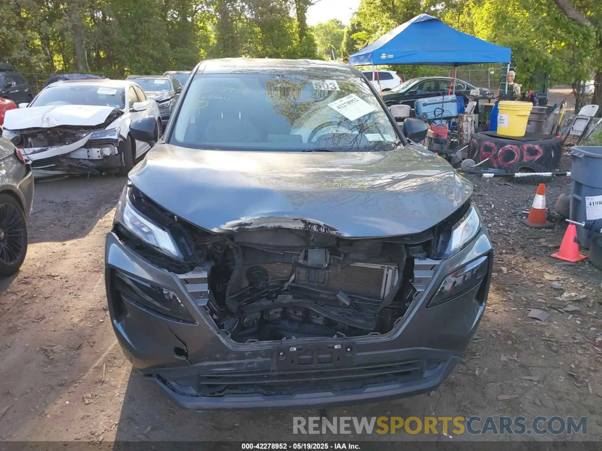 6 Photograph of a damaged car 5N1AT3AB5MC699249 NISSAN ROGUE 2021
