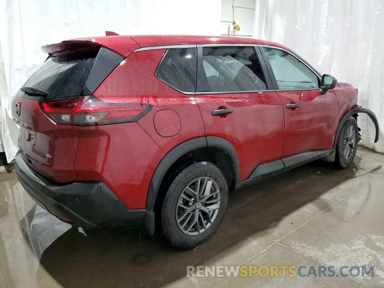 3 Photograph of a damaged car 5N1AT3AB5MC818269 NISSAN ROGUE 2021