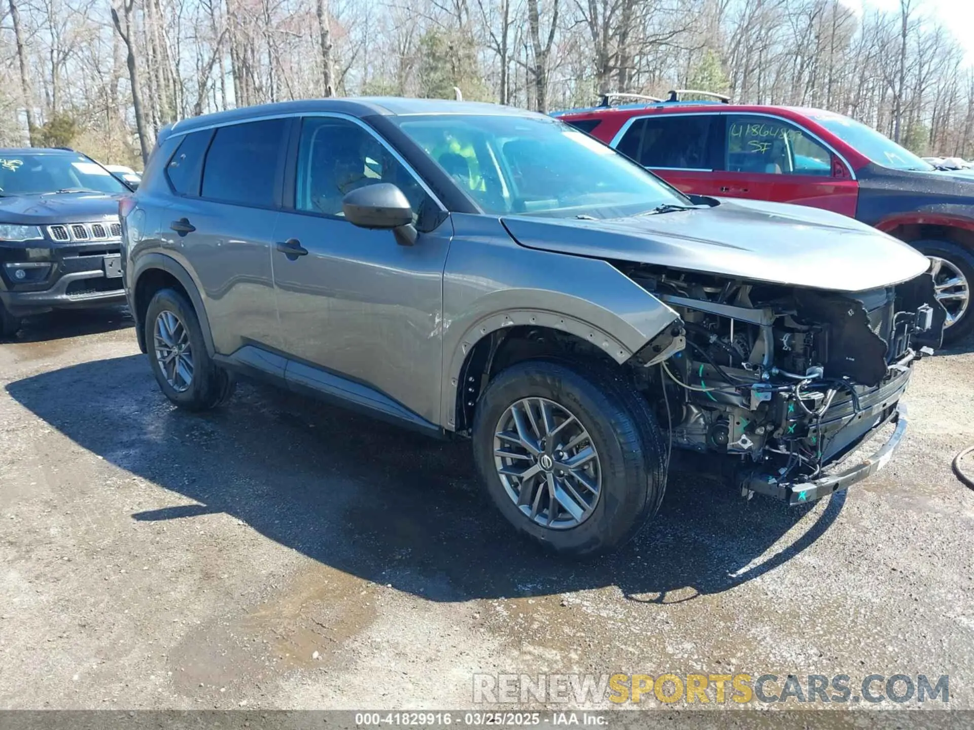 1 Photograph of a damaged car 5N1AT3AB6MC696151 NISSAN ROGUE 2021