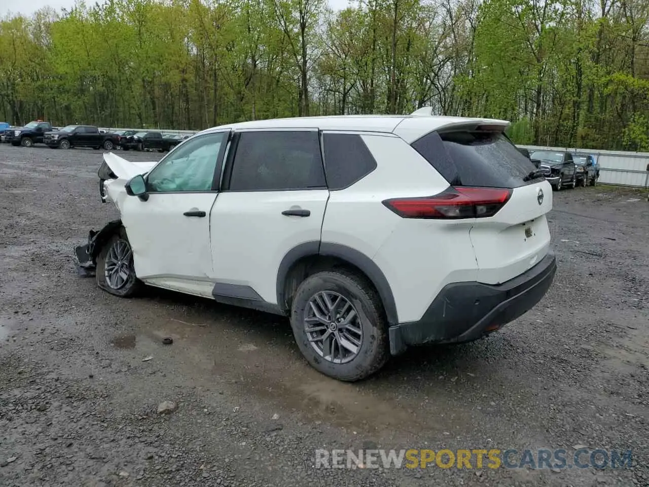 2 Photograph of a damaged car 5N1AT3AB6MC804378 NISSAN ROGUE 2021