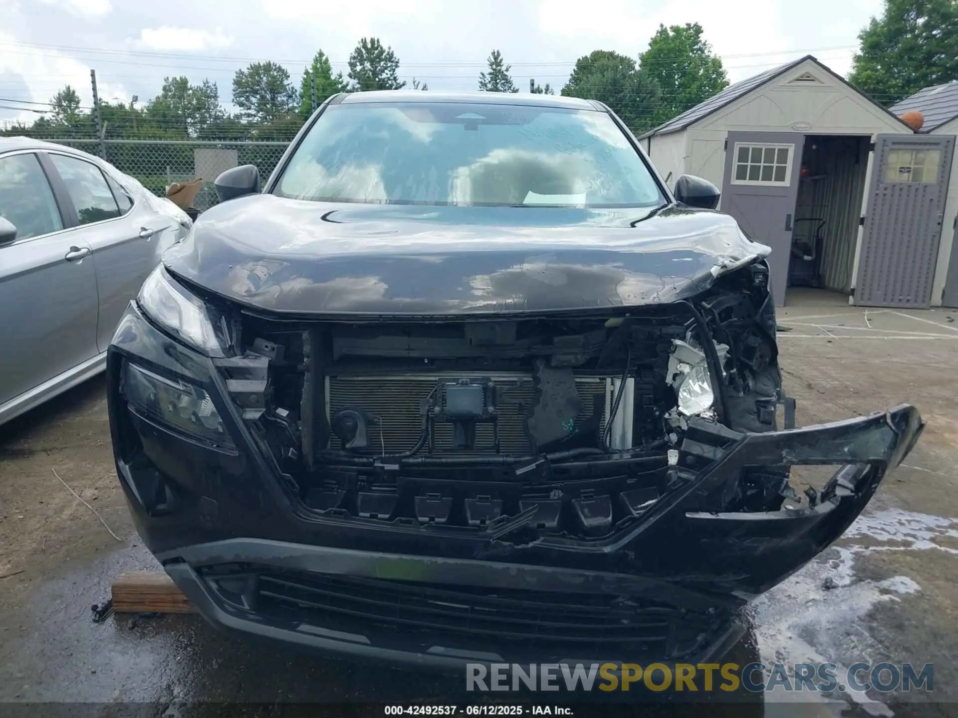 12 Photograph of a damaged car 5N1AT3AB6MC813632 NISSAN ROGUE 2021