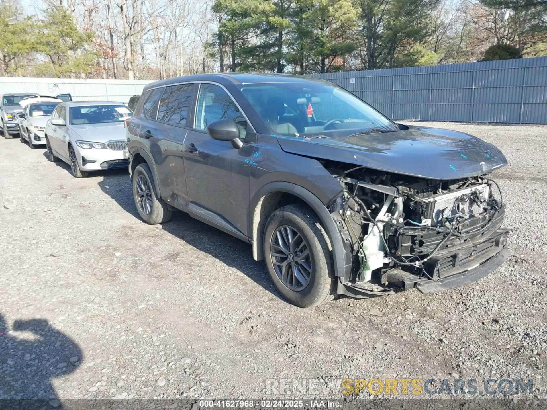 1 Photograph of a damaged car 5N1AT3AB7MC786537 NISSAN ROGUE 2021