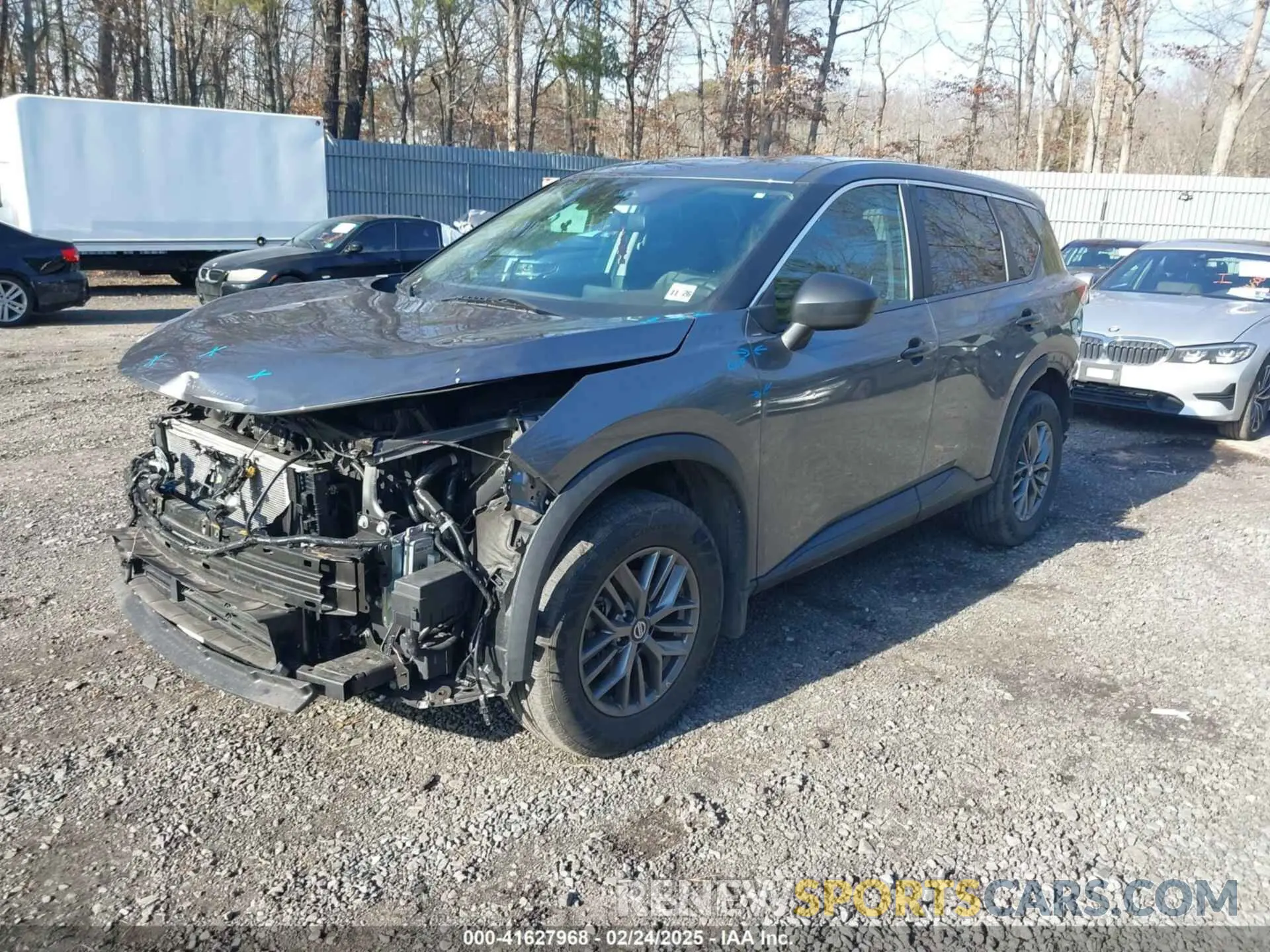 2 Photograph of a damaged car 5N1AT3AB7MC786537 NISSAN ROGUE 2021