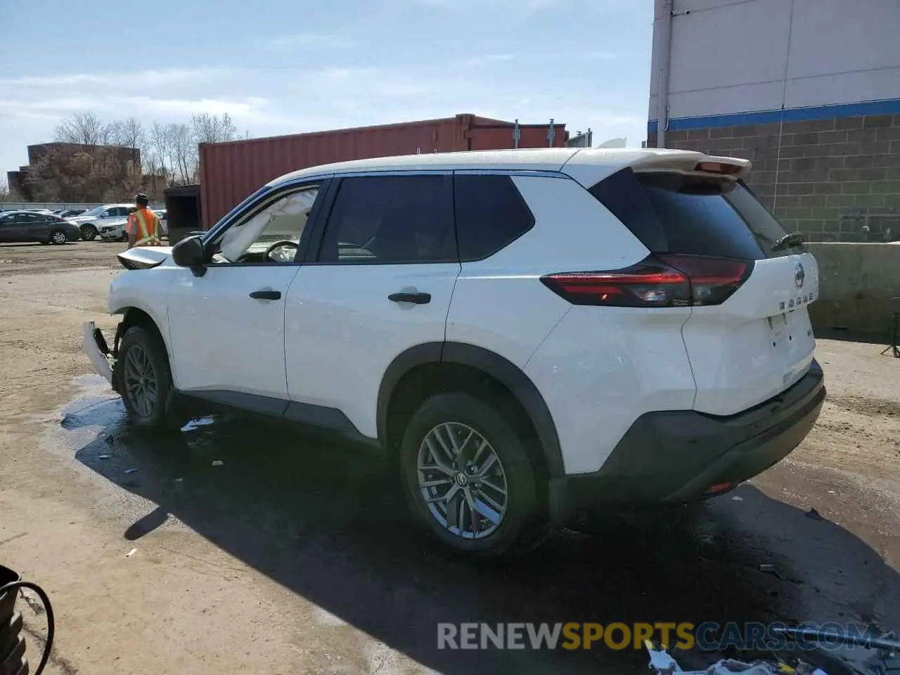 2 Photograph of a damaged car 5N1AT3AB8MC834546 NISSAN ROGUE 2021