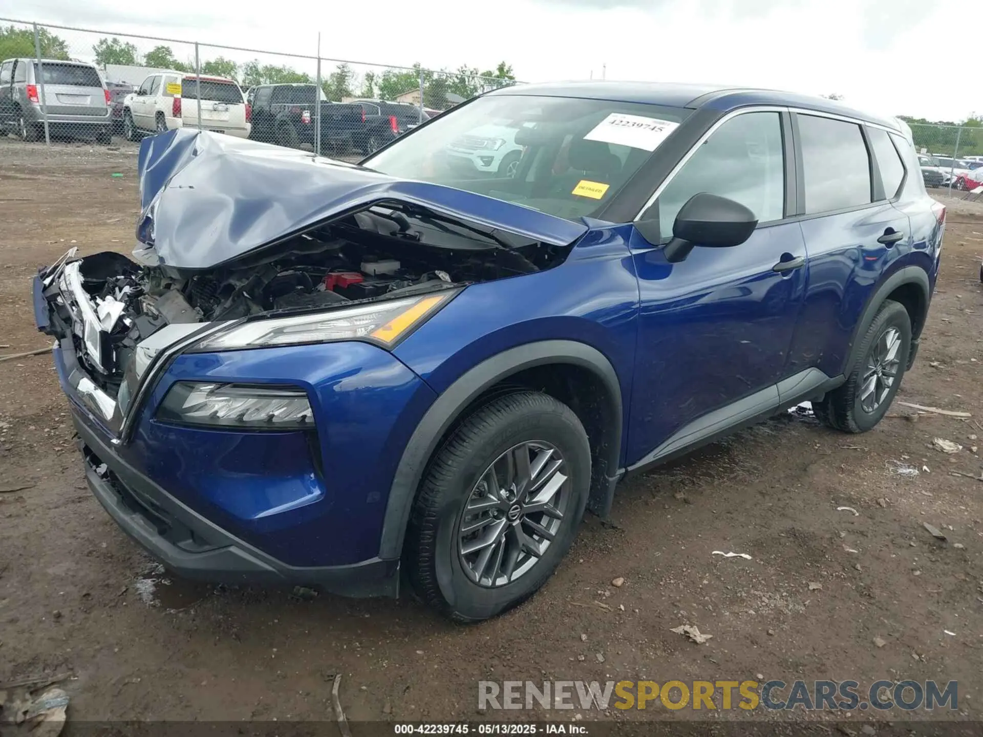 2 Photograph of a damaged car 5N1AT3AB9MC750235 NISSAN ROGUE 2021