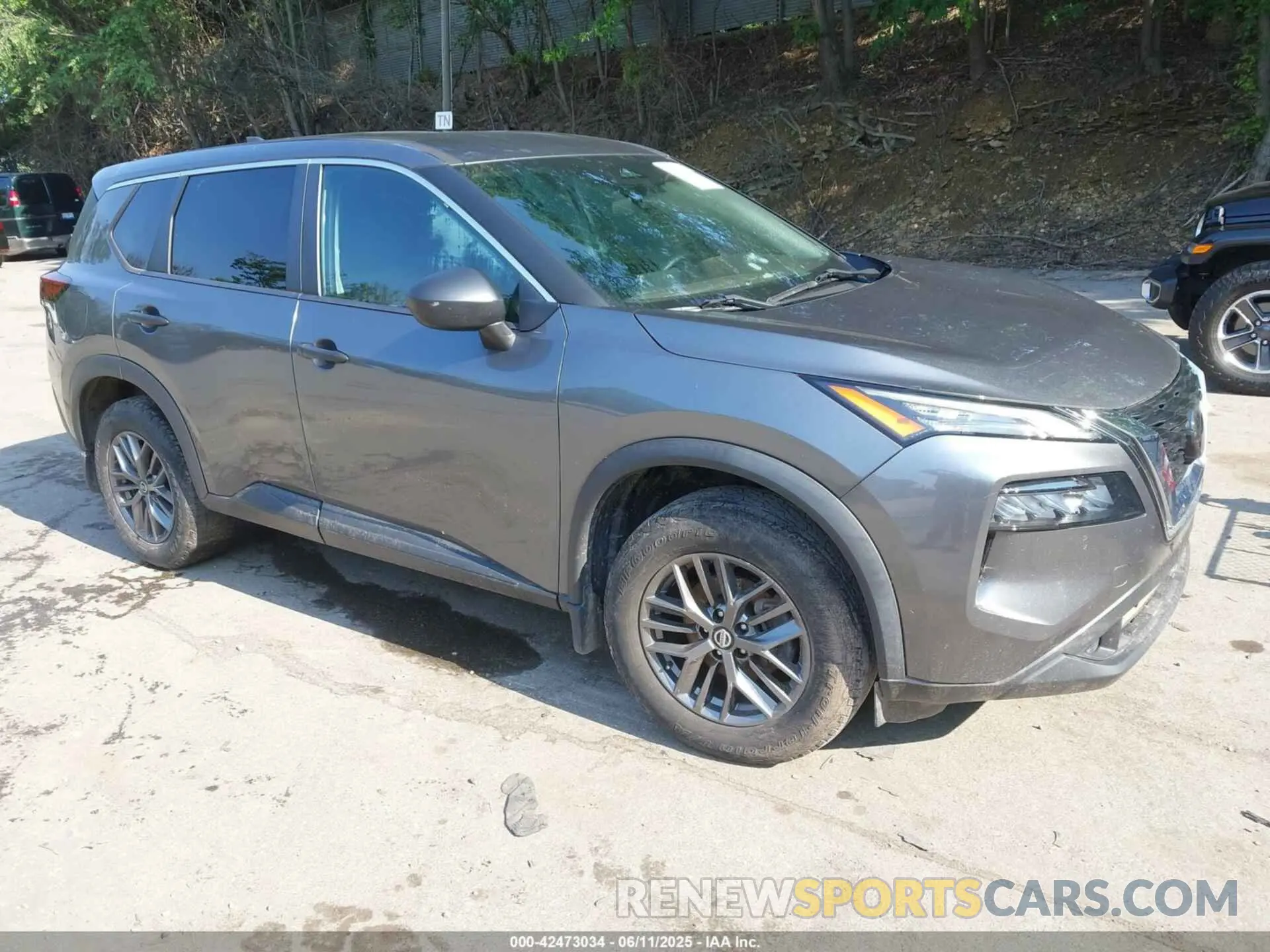 1 Photograph of a damaged car 5N1AT3AB9MC787706 NISSAN ROGUE 2021
