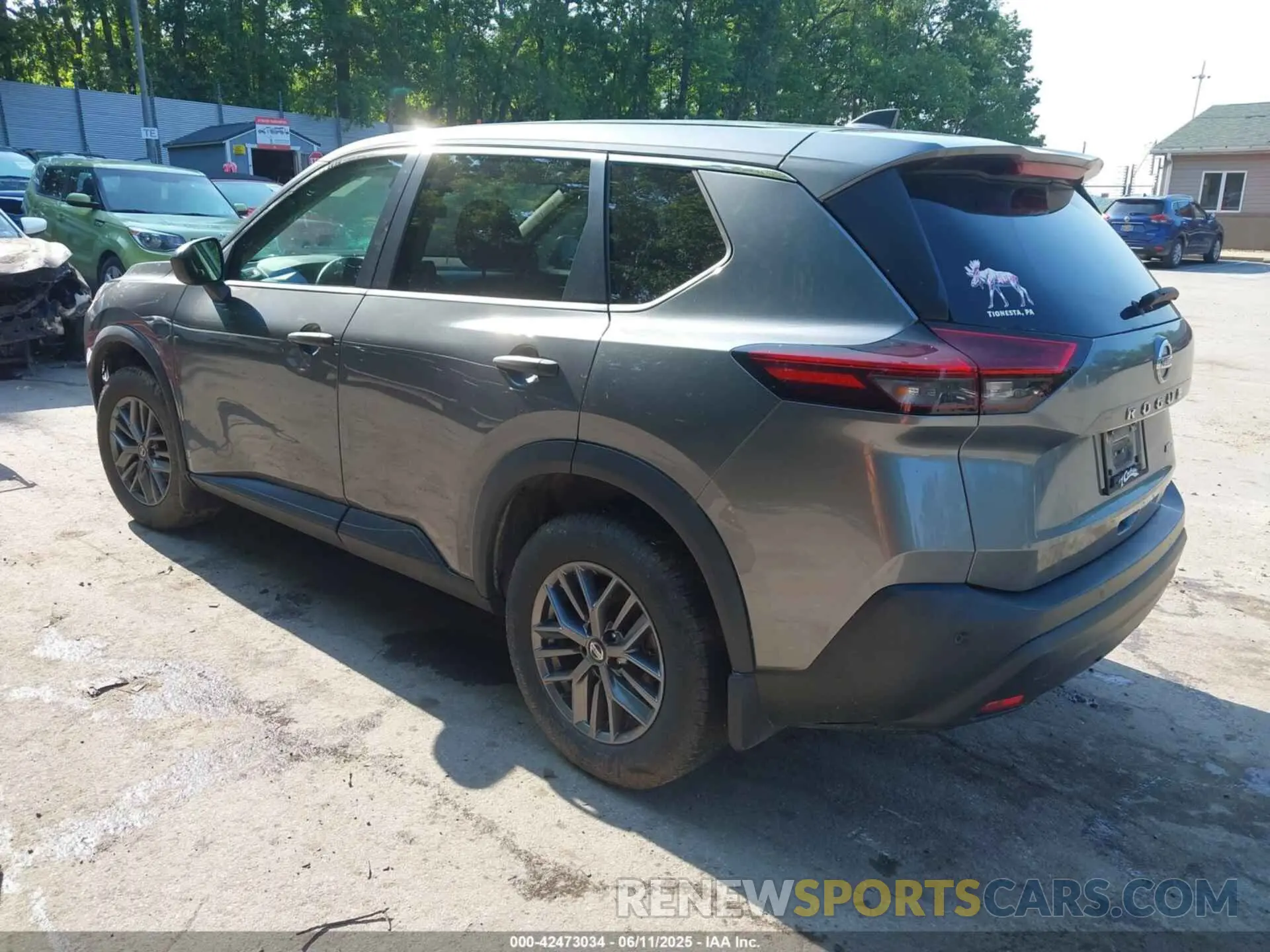 3 Photograph of a damaged car 5N1AT3AB9MC787706 NISSAN ROGUE 2021