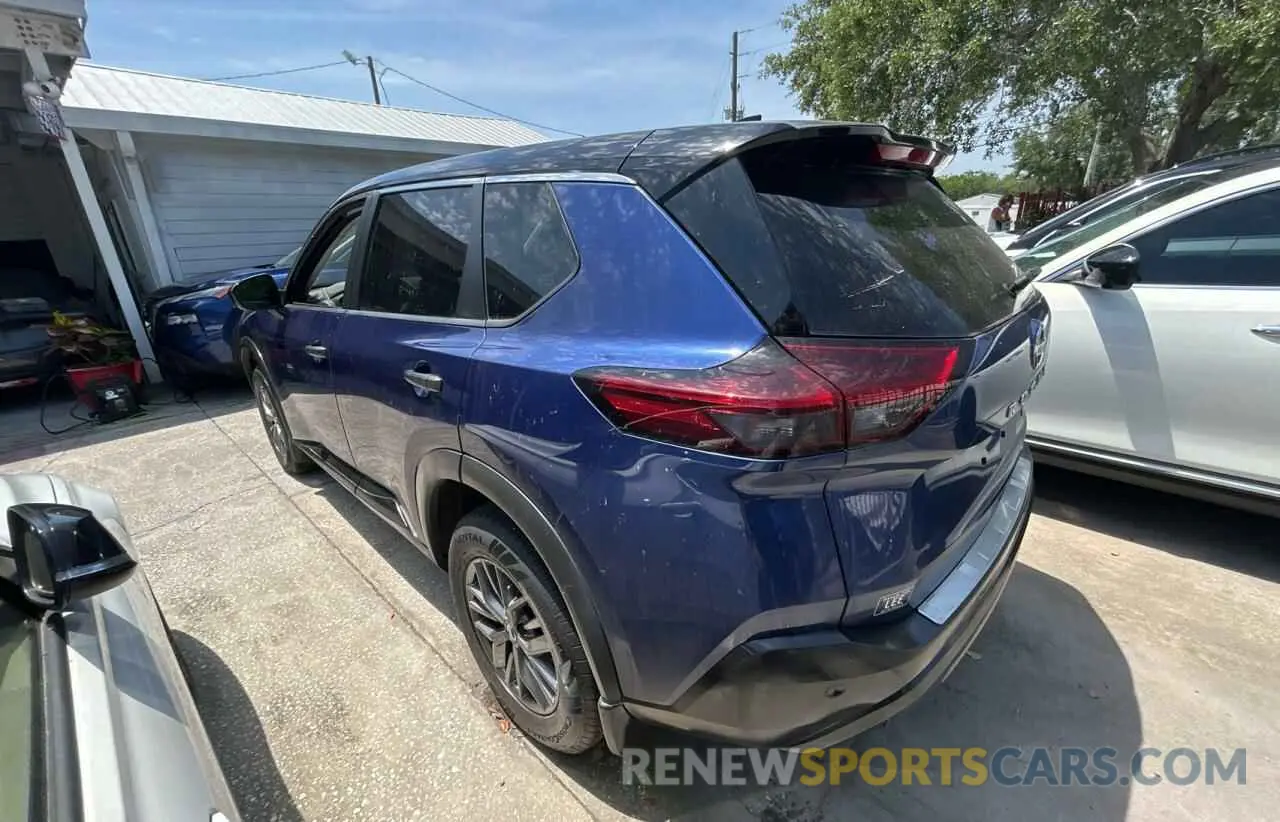 3 Photograph of a damaged car 5N1AT3AB9MC834989 NISSAN ROGUE 2021