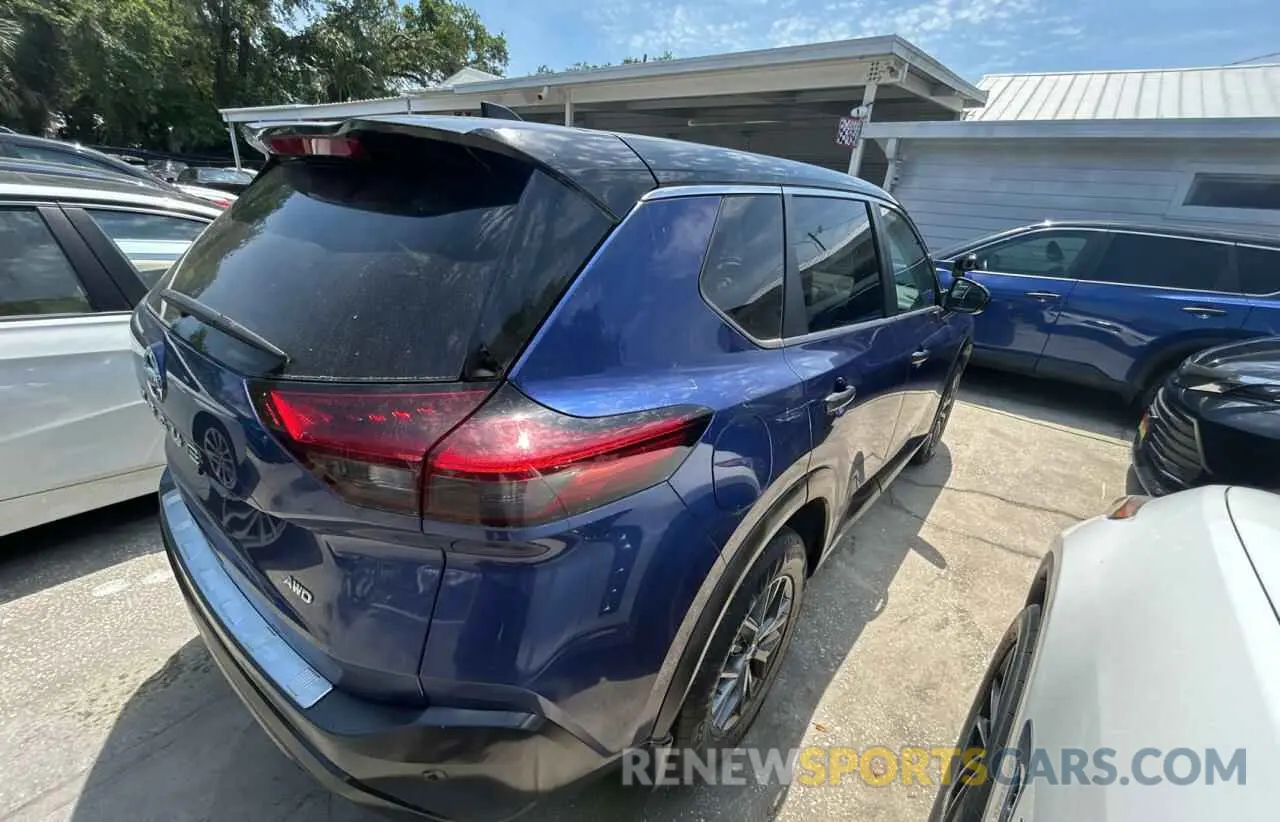 4 Photograph of a damaged car 5N1AT3AB9MC834989 NISSAN ROGUE 2021