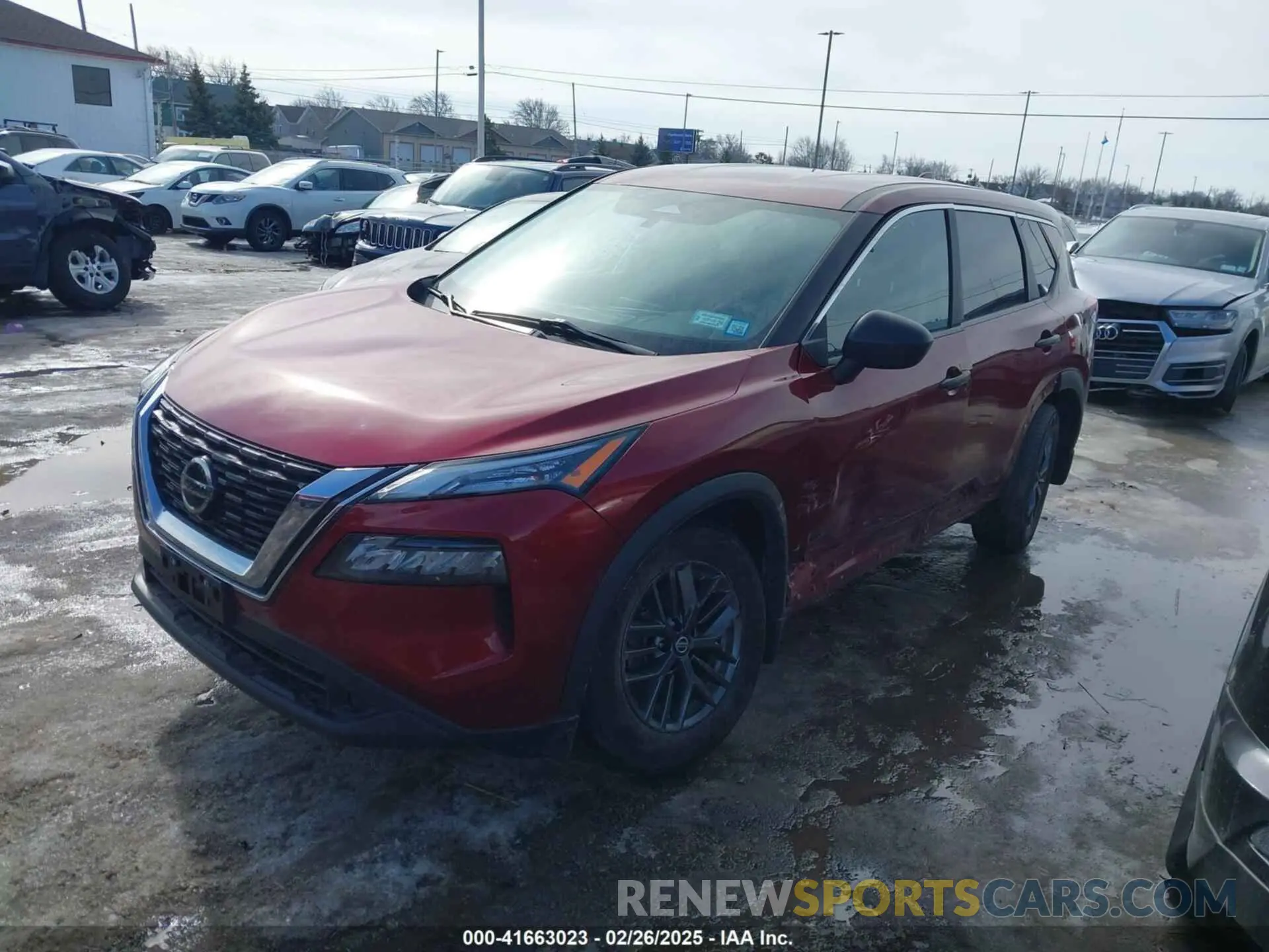 2 Photograph of a damaged car 5N1AT3ABXMC692538 NISSAN ROGUE 2021