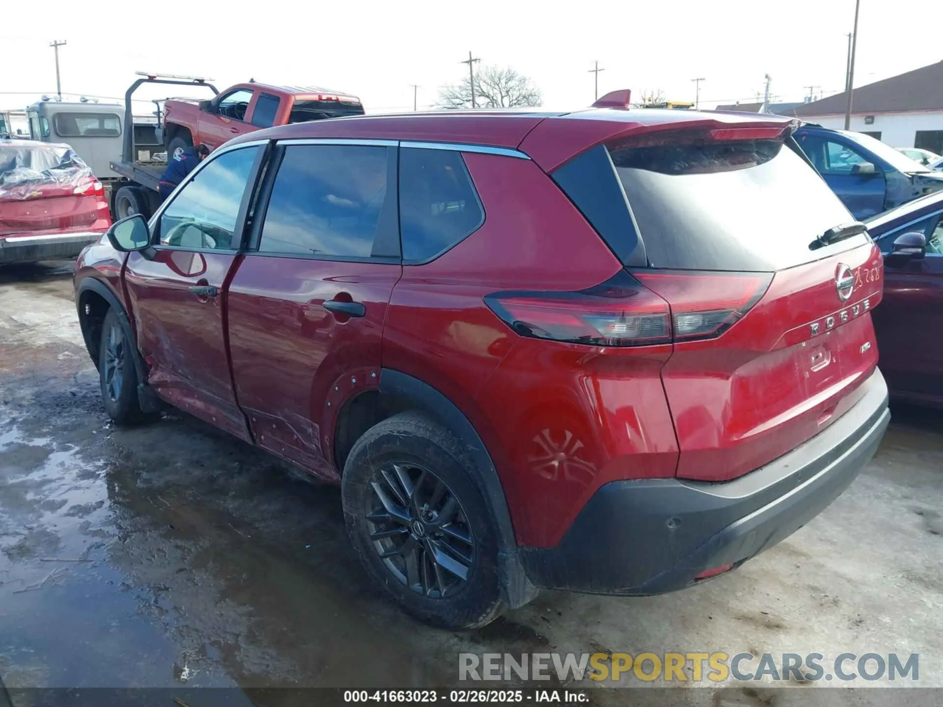 3 Photograph of a damaged car 5N1AT3ABXMC692538 NISSAN ROGUE 2021