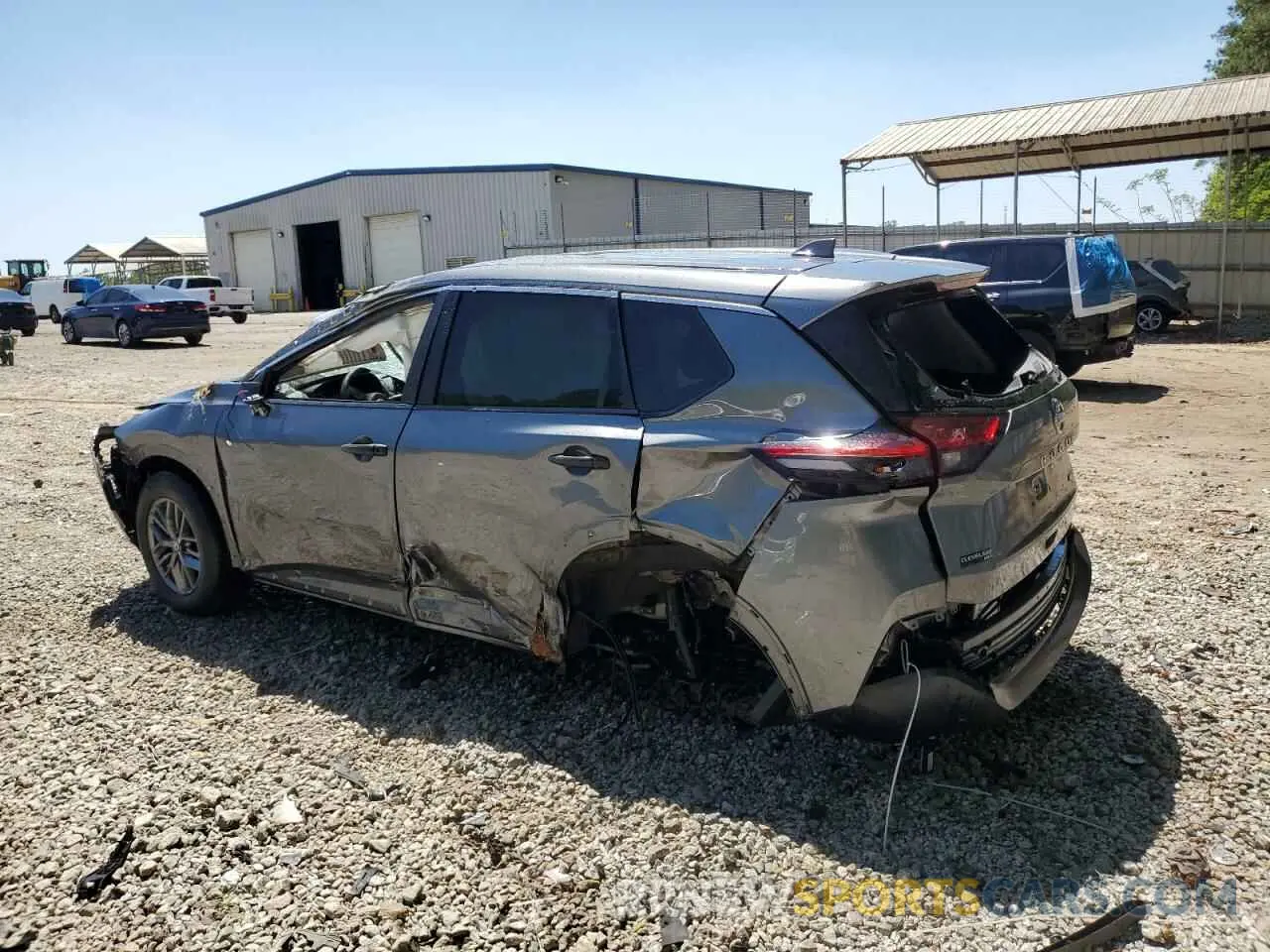 2 Photograph of a damaged car 5N1AT3ABXMC803640 NISSAN ROGUE 2021