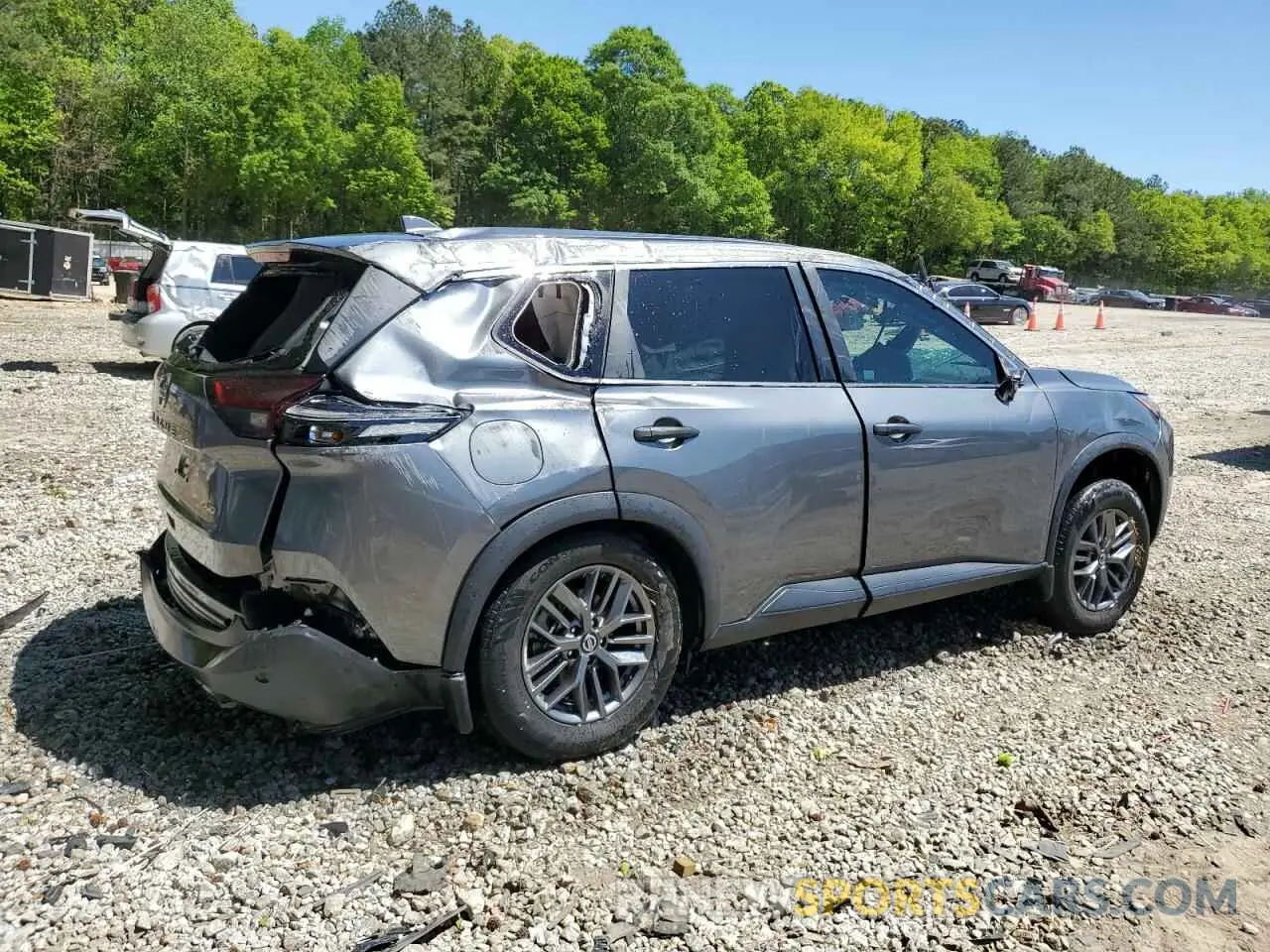 3 Photograph of a damaged car 5N1AT3ABXMC803640 NISSAN ROGUE 2021