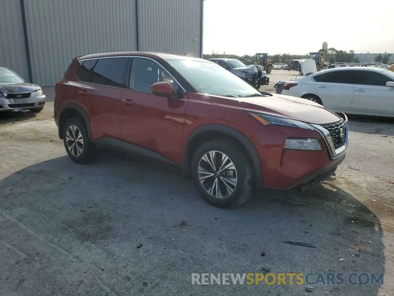 4 Photograph of a damaged car 5N1AT3BA0MC695812 NISSAN ROGUE 2021