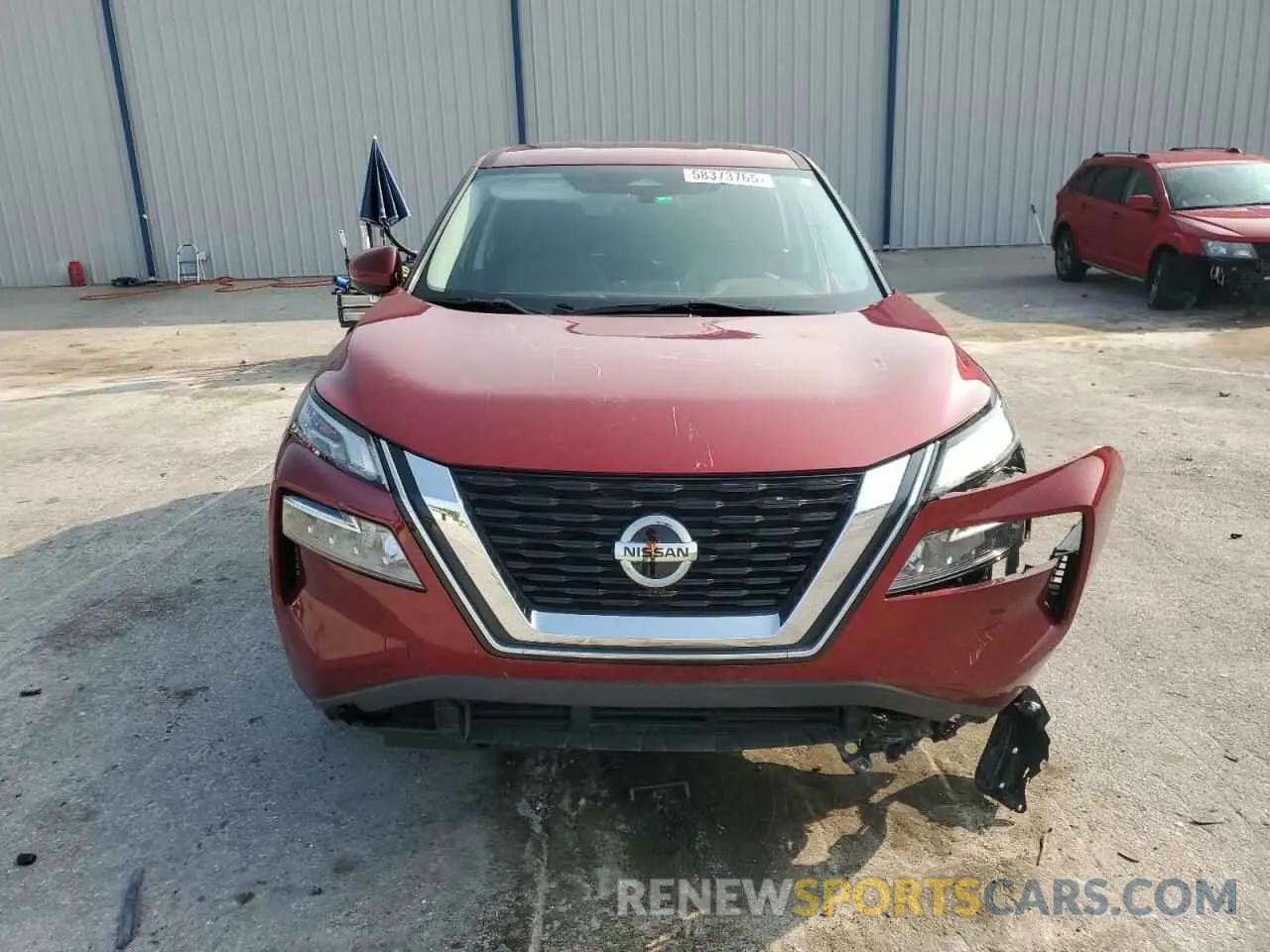 5 Photograph of a damaged car 5N1AT3BA0MC695812 NISSAN ROGUE 2021