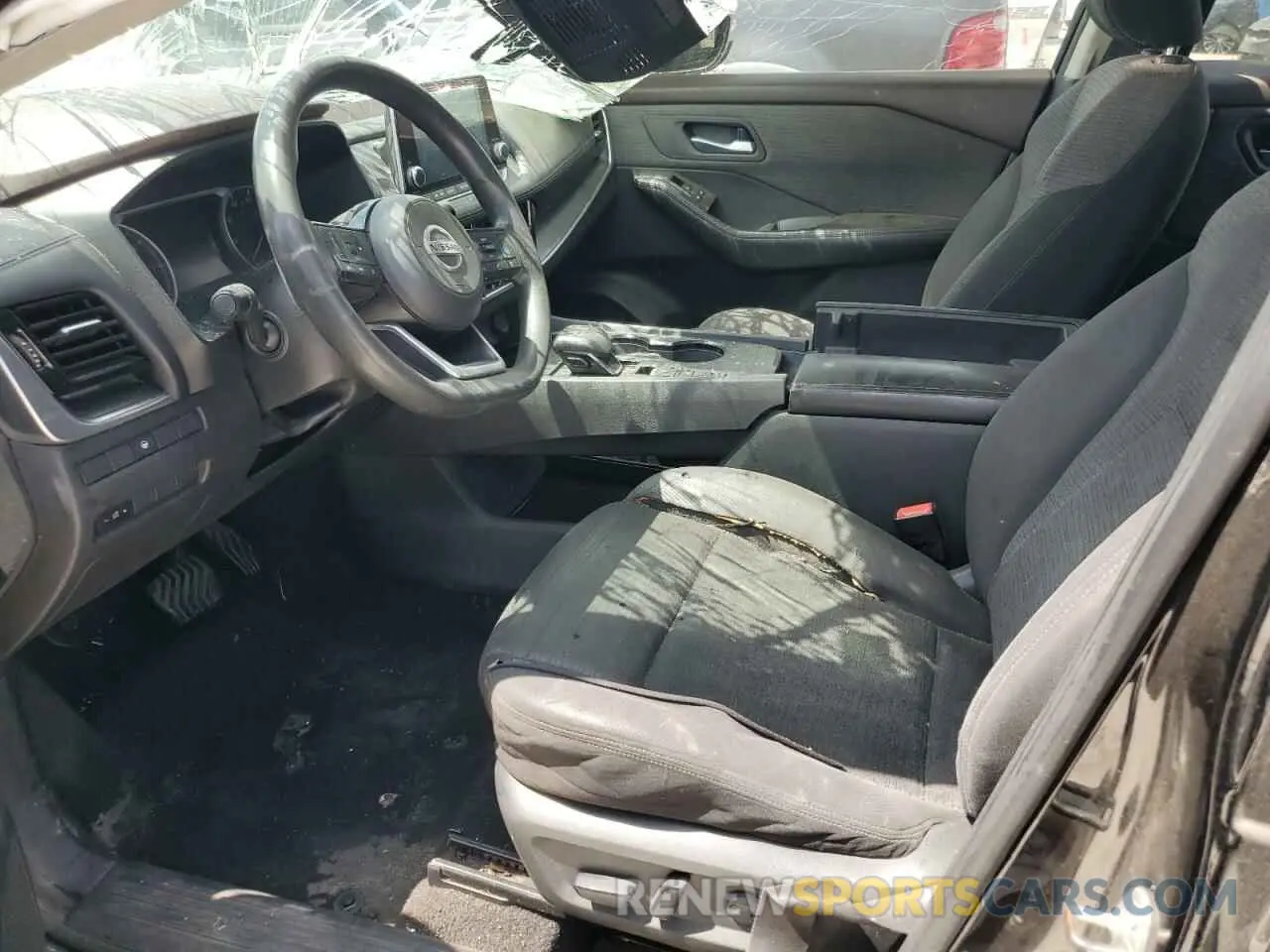 7 Photograph of a damaged car 5N1AT3BA0MC710115 NISSAN ROGUE 2021