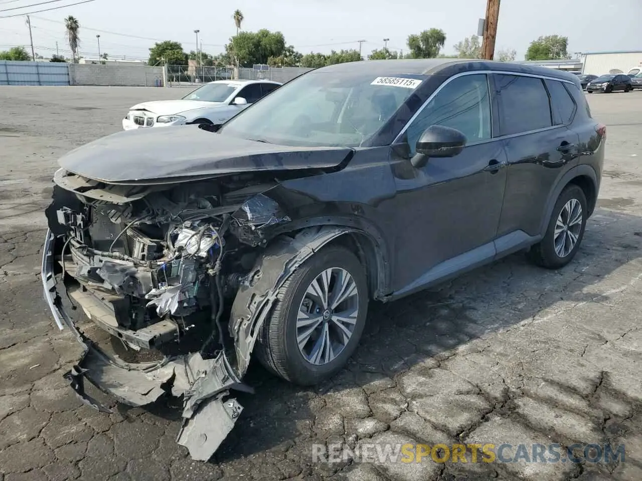 1 Photograph of a damaged car 5N1AT3BA0MC719042 NISSAN ROGUE 2021