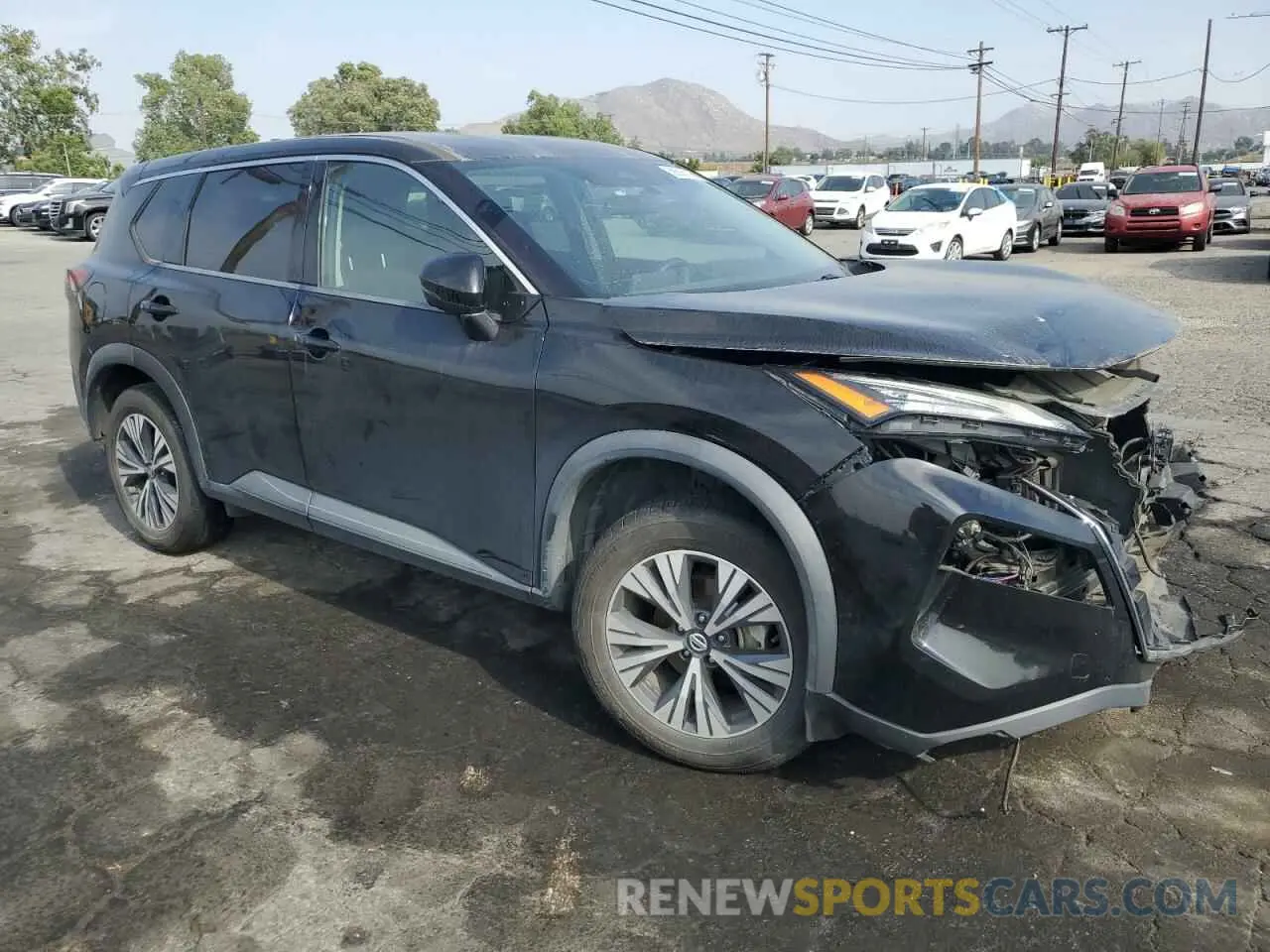 4 Photograph of a damaged car 5N1AT3BA0MC719042 NISSAN ROGUE 2021