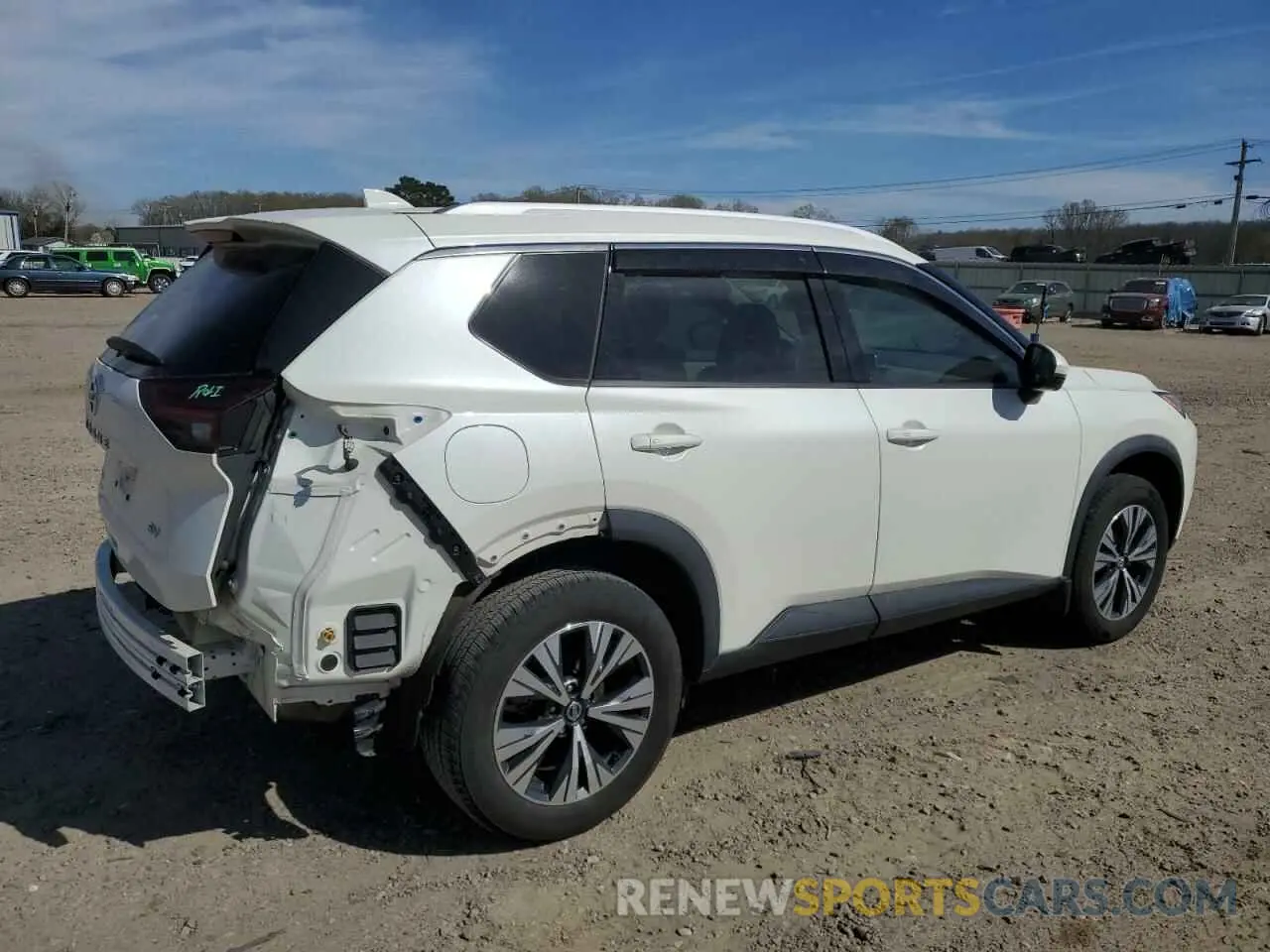 3 Photograph of a damaged car 5N1AT3BA0MC720045 NISSAN ROGUE 2021