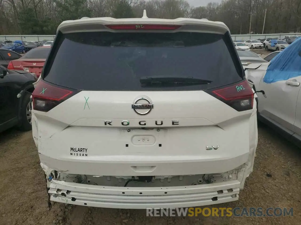 6 Photograph of a damaged car 5N1AT3BA0MC720045 NISSAN ROGUE 2021