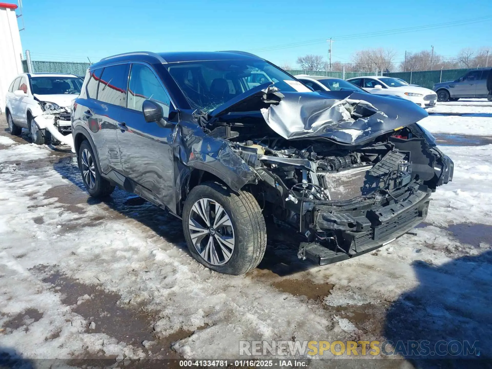 1 Photograph of a damaged car 5N1AT3BA0MC794520 NISSAN ROGUE 2021