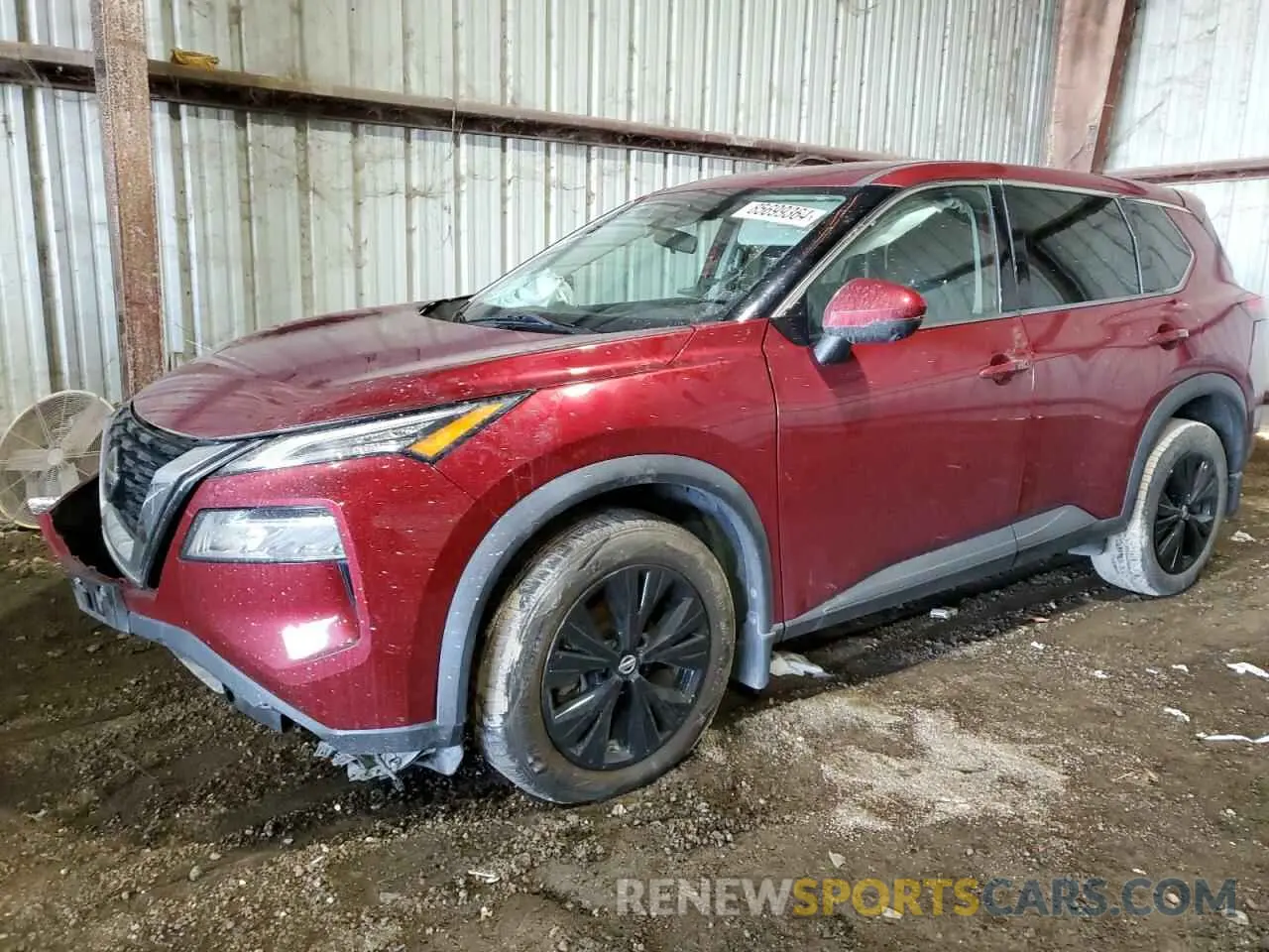 1 Photograph of a damaged car 5N1AT3BA0MC807279 NISSAN ROGUE 2021