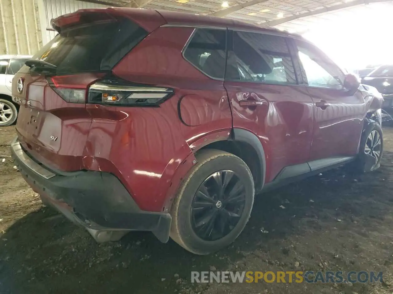 3 Photograph of a damaged car 5N1AT3BA0MC807279 NISSAN ROGUE 2021