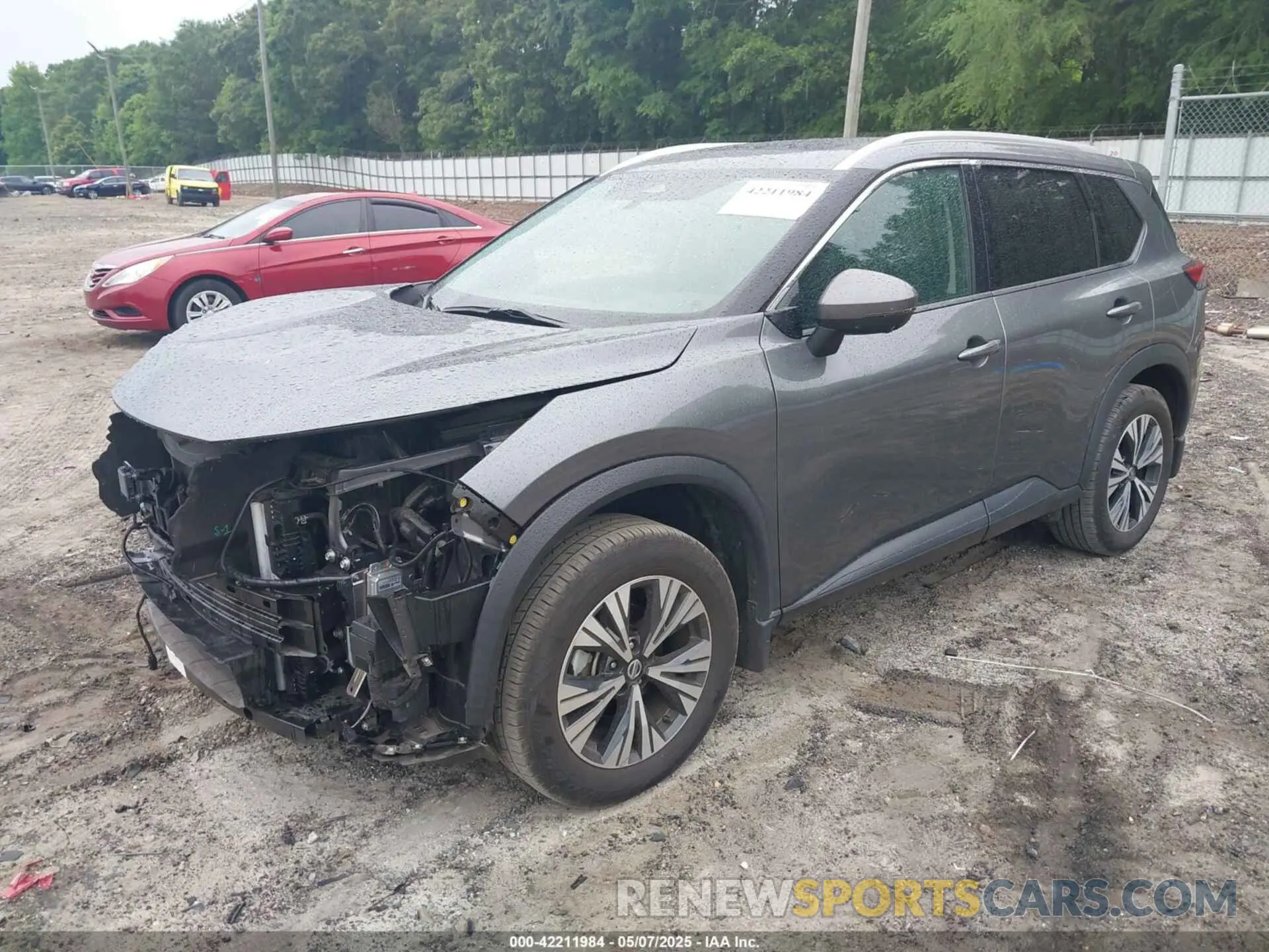 2 Photograph of a damaged car 5N1AT3BA0MC813406 NISSAN ROGUE 2021