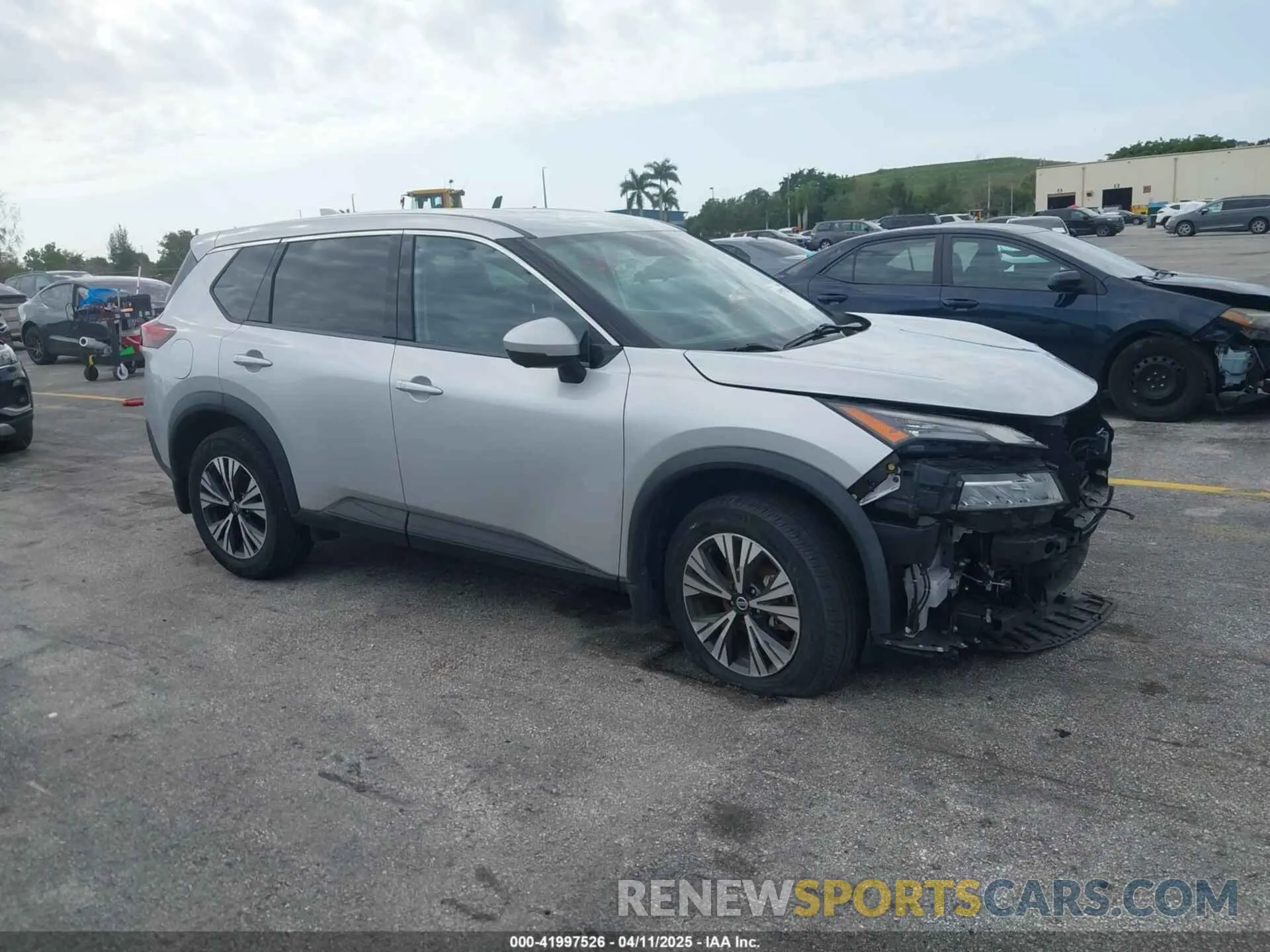 1 Photograph of a damaged car 5N1AT3BA0MC818444 NISSAN ROGUE 2021