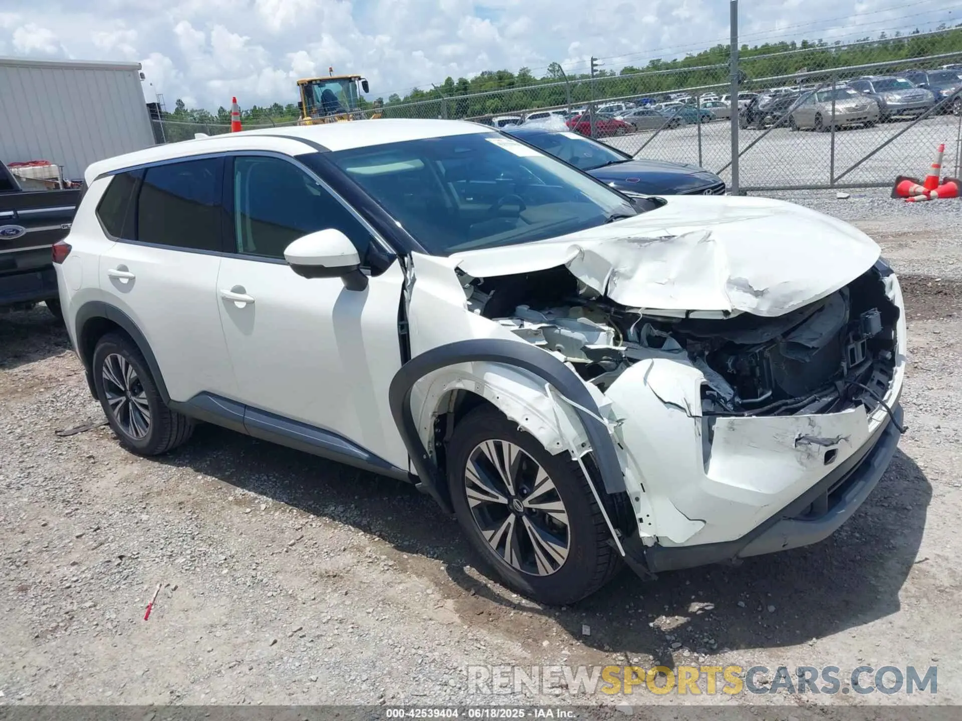 1 Photograph of a damaged car 5N1AT3BA0MC818654 NISSAN ROGUE 2021