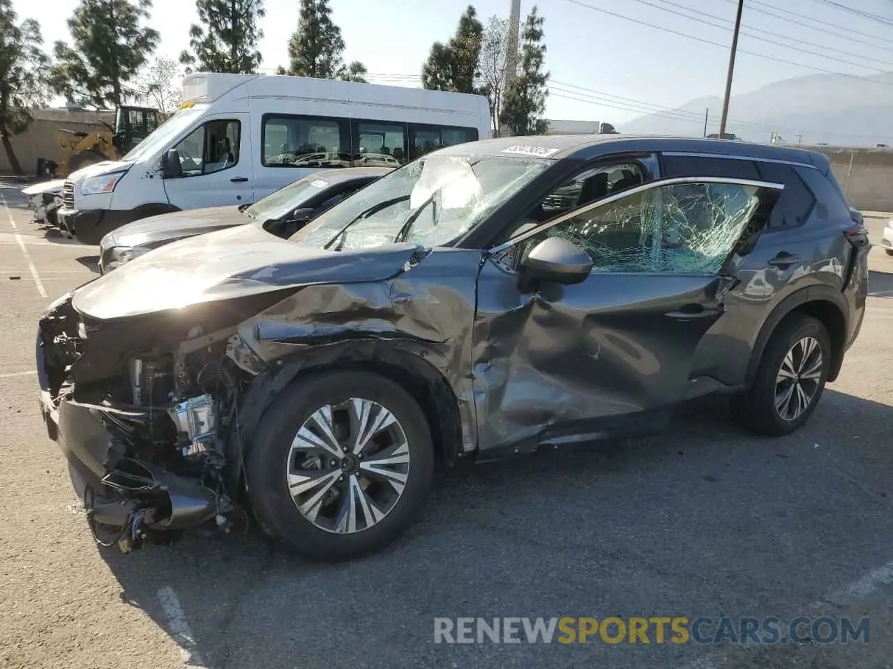 1 Photograph of a damaged car 5N1AT3BA0MC838936 NISSAN ROGUE 2021