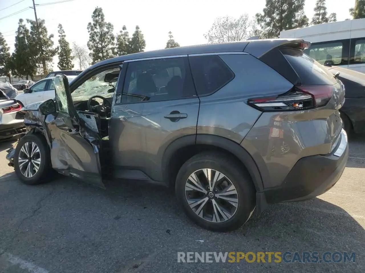 2 Photograph of a damaged car 5N1AT3BA0MC838936 NISSAN ROGUE 2021