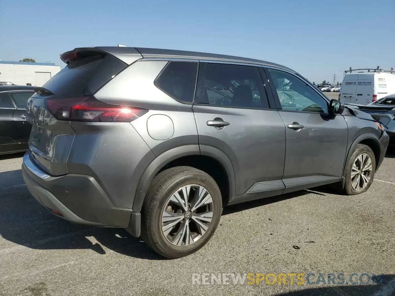 3 Photograph of a damaged car 5N1AT3BA0MC838936 NISSAN ROGUE 2021