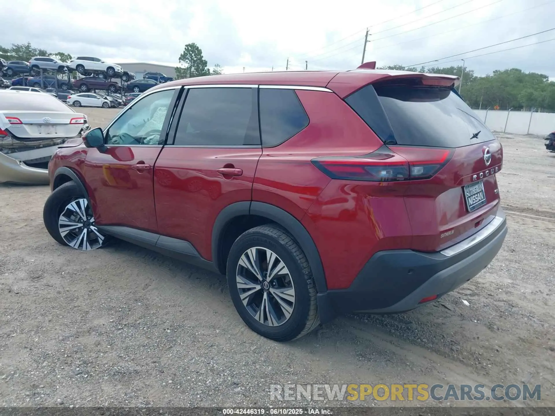 3 Photograph of a damaged car 5N1AT3BA1MC690635 NISSAN ROGUE 2021