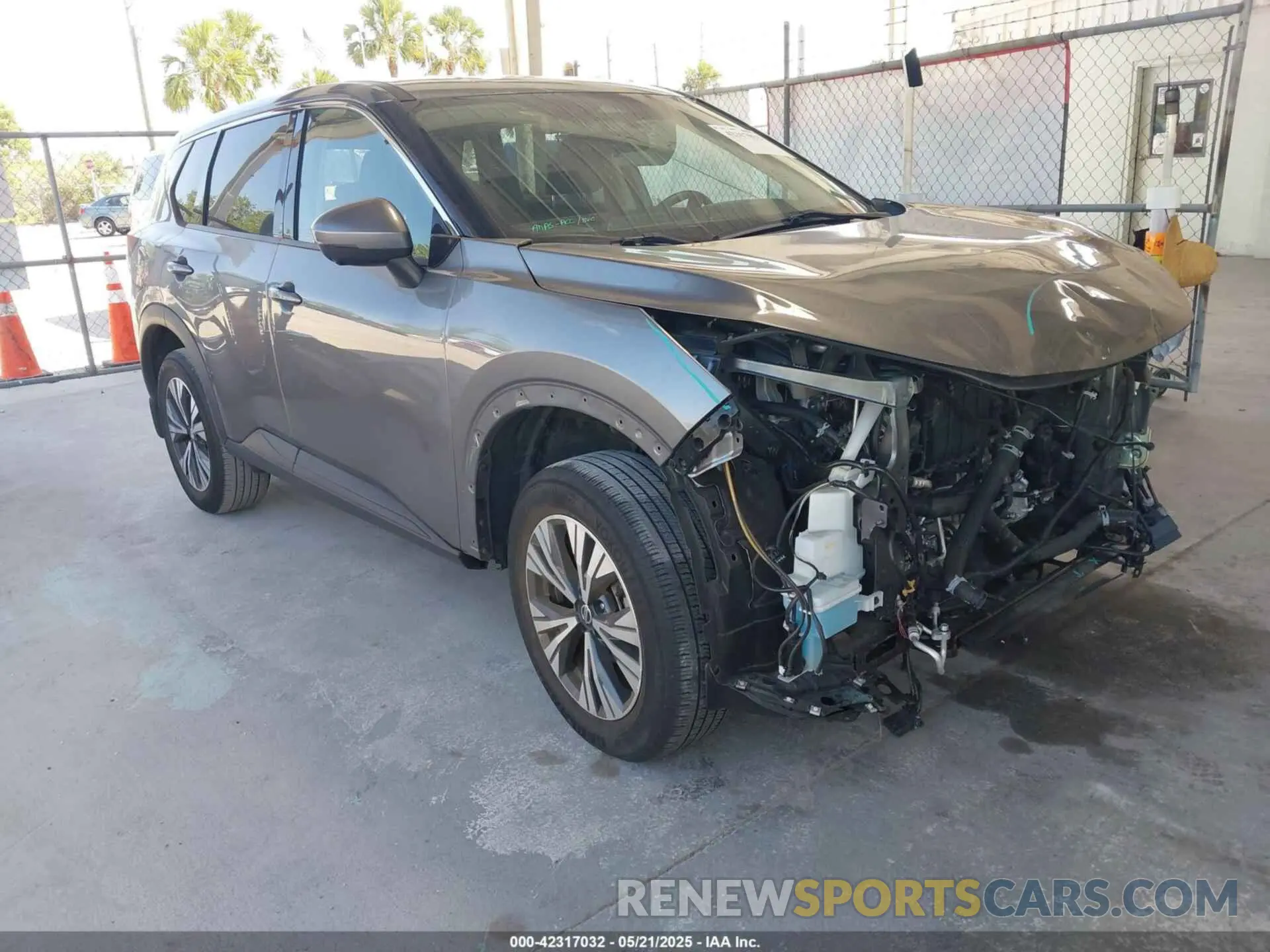 1 Photograph of a damaged car 5N1AT3BA1MC713833 NISSAN ROGUE 2021