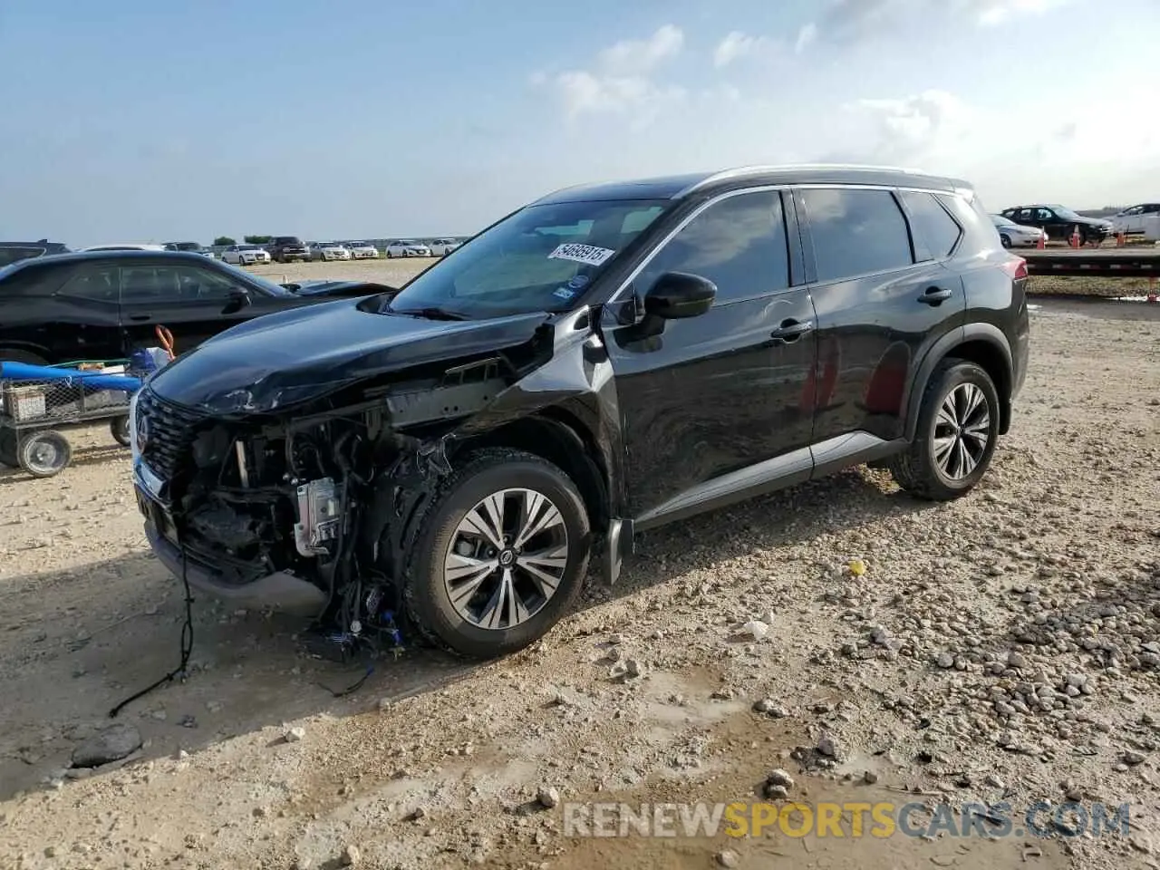 1 Photograph of a damaged car 5N1AT3BA1MC725299 NISSAN ROGUE 2021