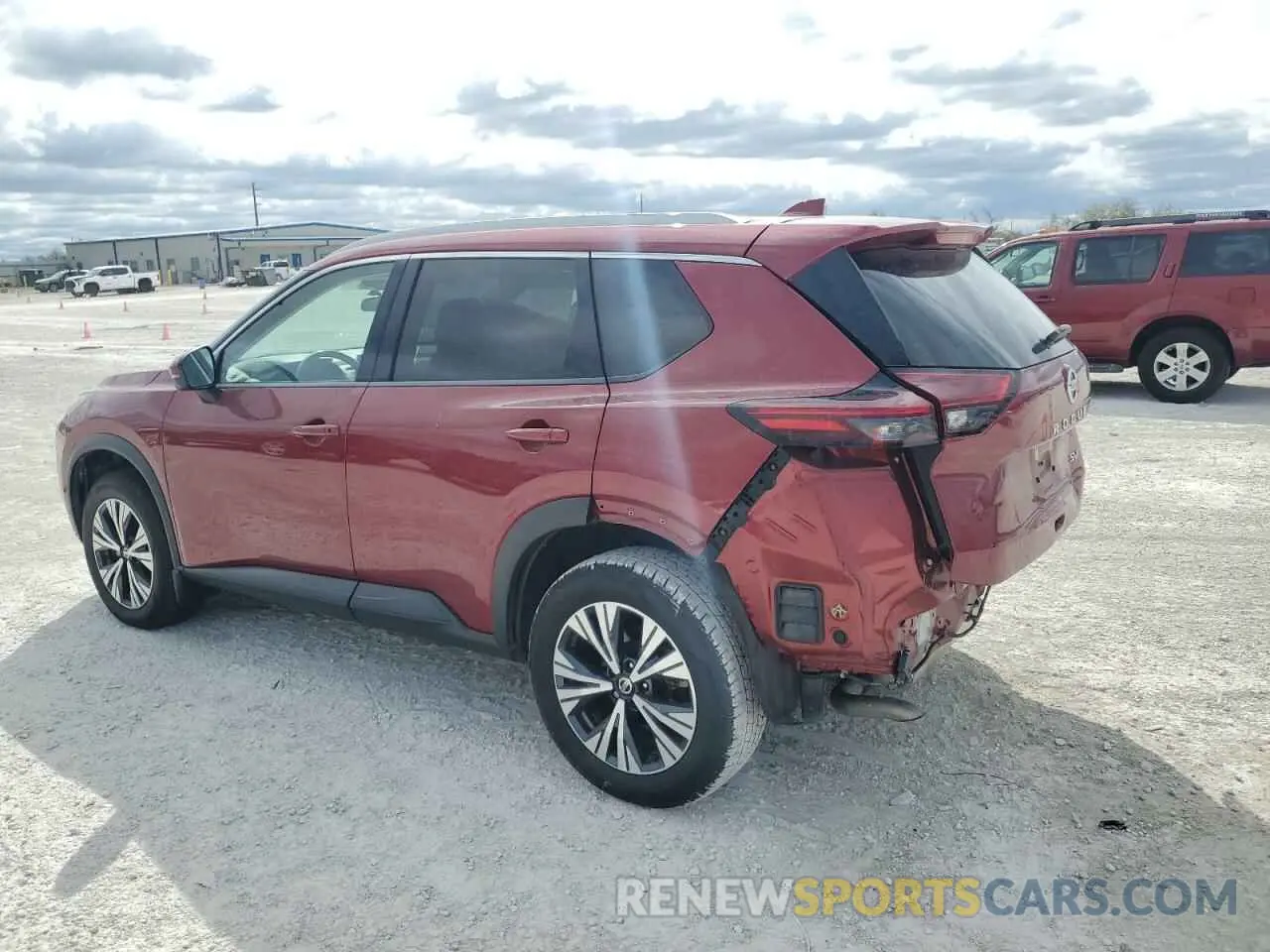 2 Photograph of a damaged car 5N1AT3BA1MC759906 NISSAN ROGUE 2021