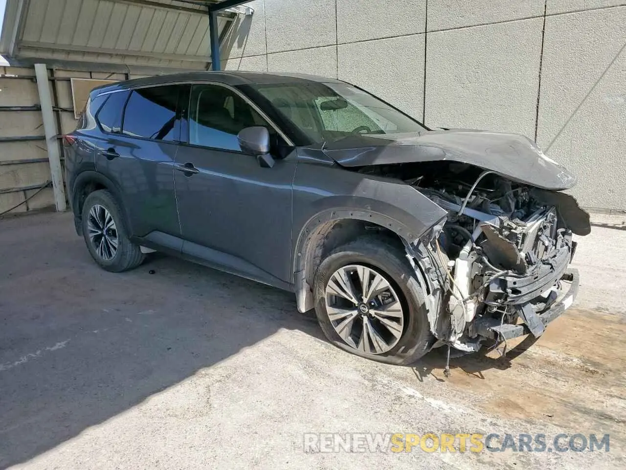 4 Photograph of a damaged car 5N1AT3BA1MC800115 NISSAN ROGUE 2021