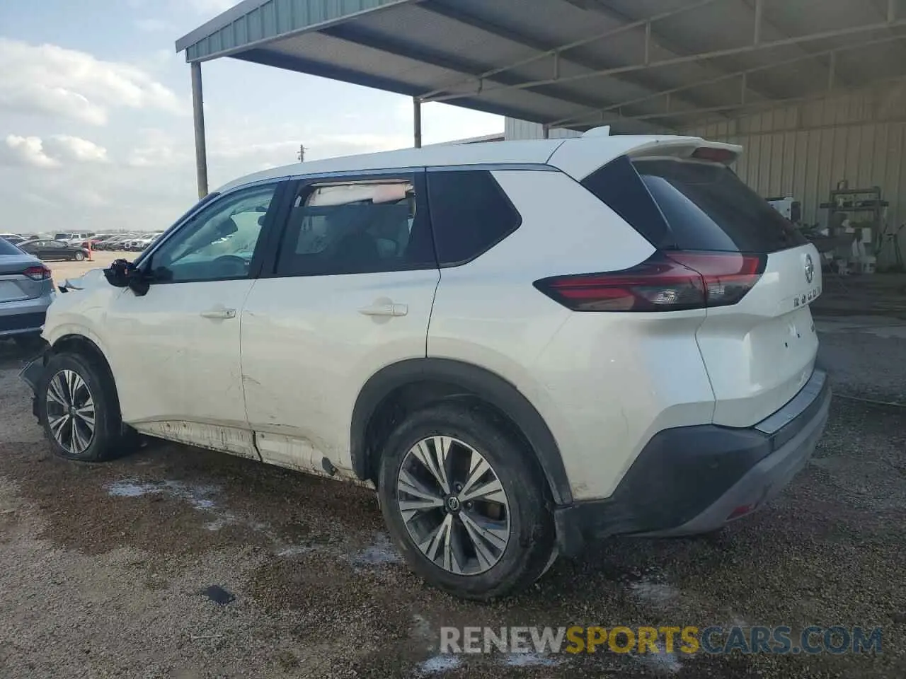 2 Photograph of a damaged car 5N1AT3BA1MC808909 NISSAN ROGUE 2021