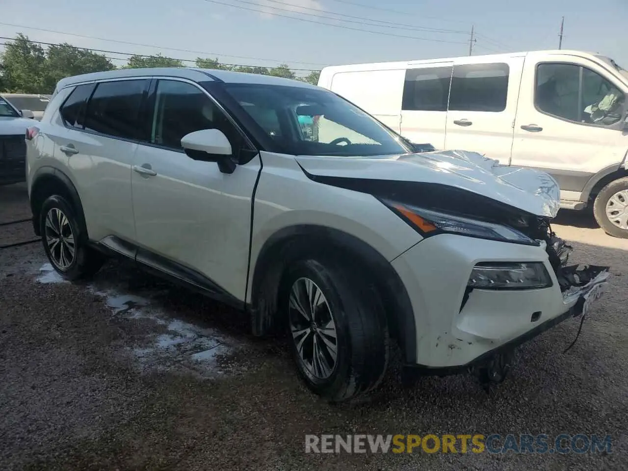 4 Photograph of a damaged car 5N1AT3BA1MC808909 NISSAN ROGUE 2021