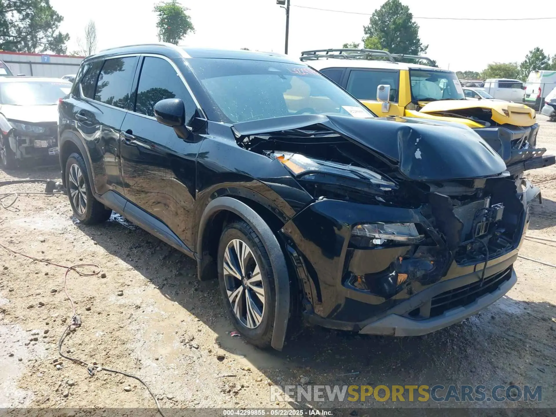 1 Photograph of a damaged car 5N1AT3BA1MC816590 NISSAN ROGUE 2021