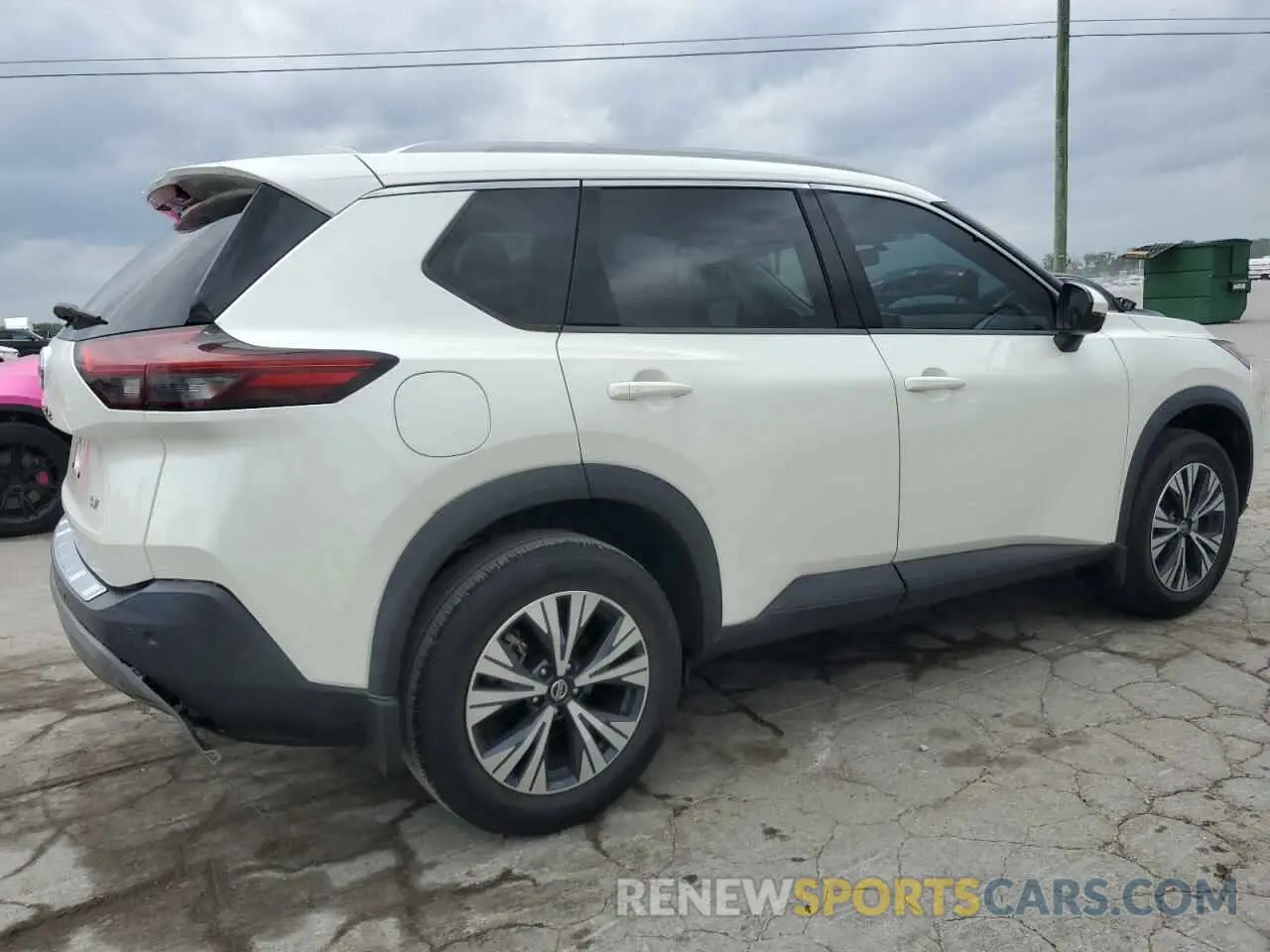 3 Photograph of a damaged car 5N1AT3BA2MC720192 NISSAN ROGUE 2021