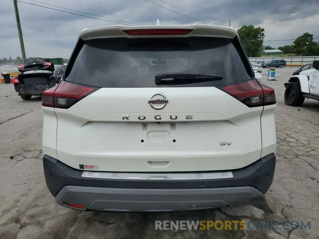 6 Photograph of a damaged car 5N1AT3BA2MC720192 NISSAN ROGUE 2021